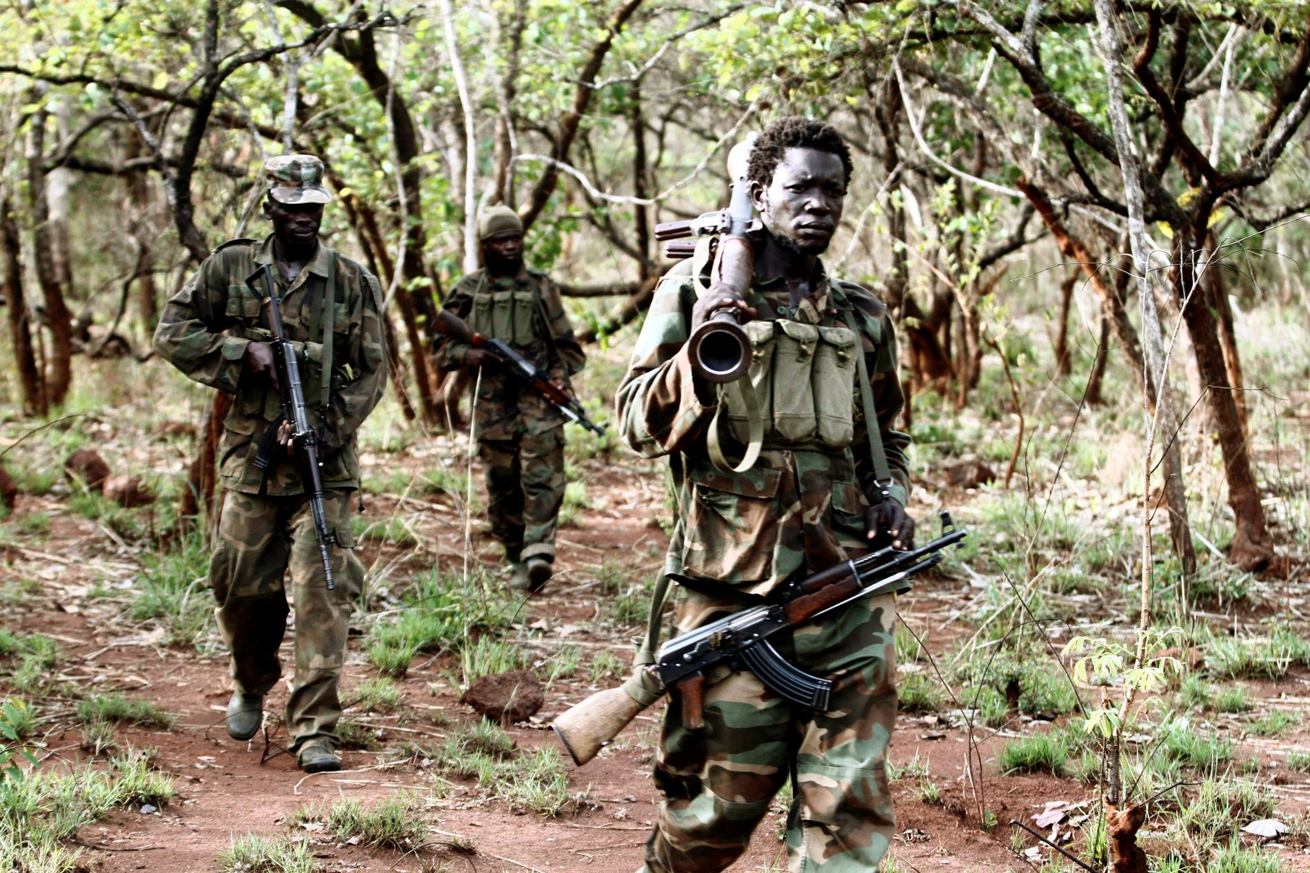 Ugandiska soldater i CAR