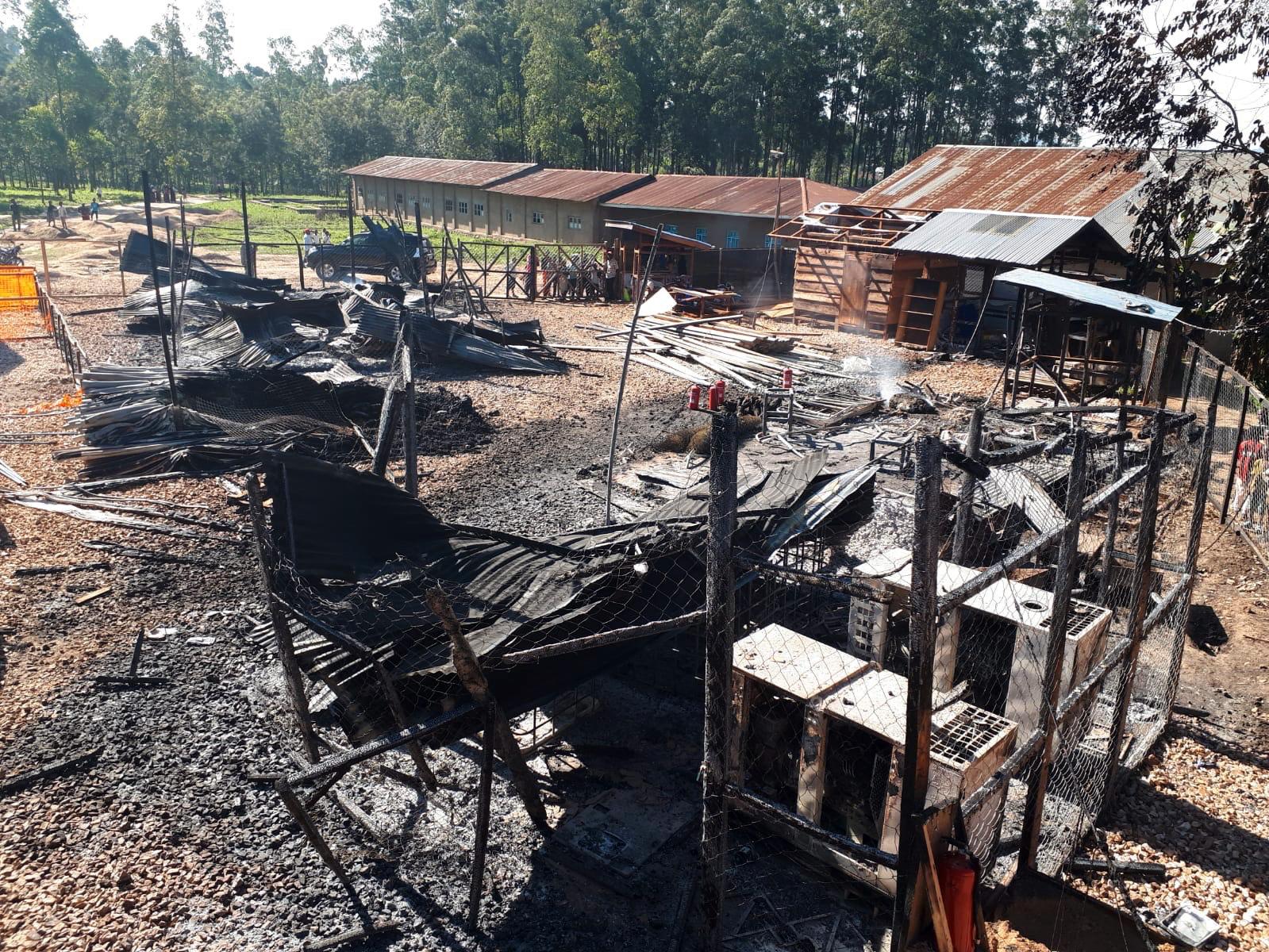 I februari angreps Läkare utan gränsers sjukhus i samhället Katwa av okända gärningsmän som brände ner delar av det. Arkivbild.