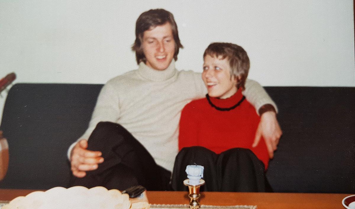 Artikelförfattaren Ståle Holgersens föräldrar. Hans pappa Gunvald var 26 år när han dog då Alexander Kielland kapsejsade 1980, två månader innan Ståle föddes. 