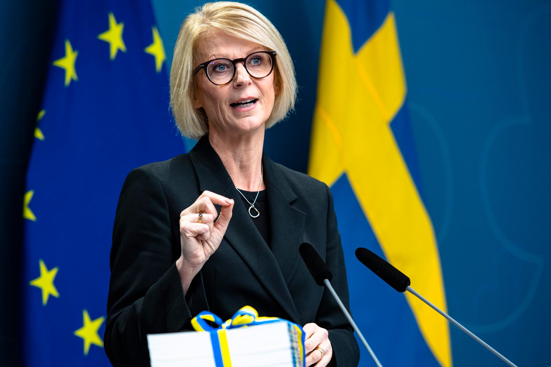 Elisabeth Svantesson (M) blev finansminister i högerregeringen efter valsegern.