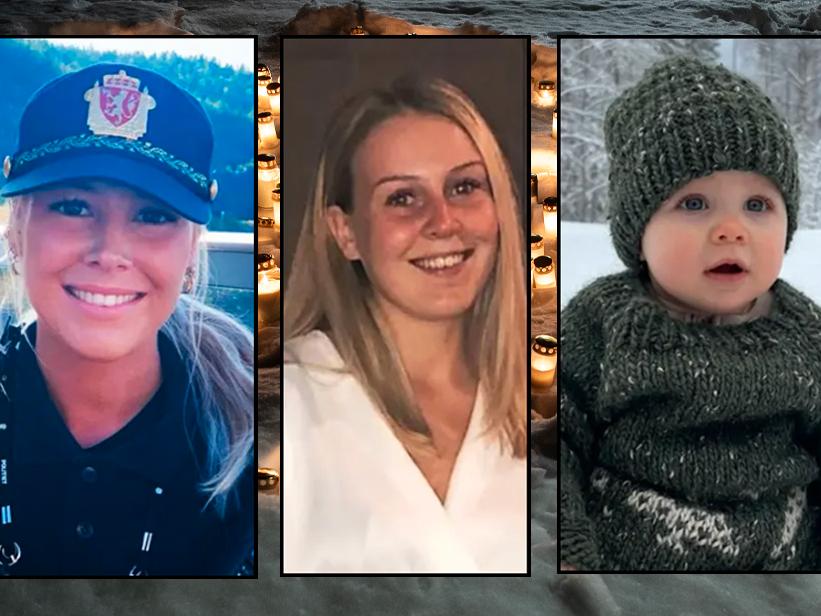 Katrine, Victoria och bebisen Emily mördades i Norge