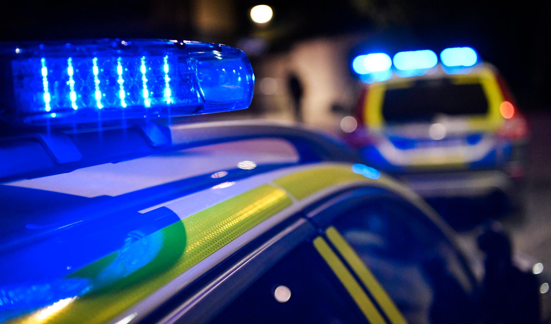 En stor polisinsats pågick i Märsta efter larm om ett grovt våldsbrott. Arkivbild
