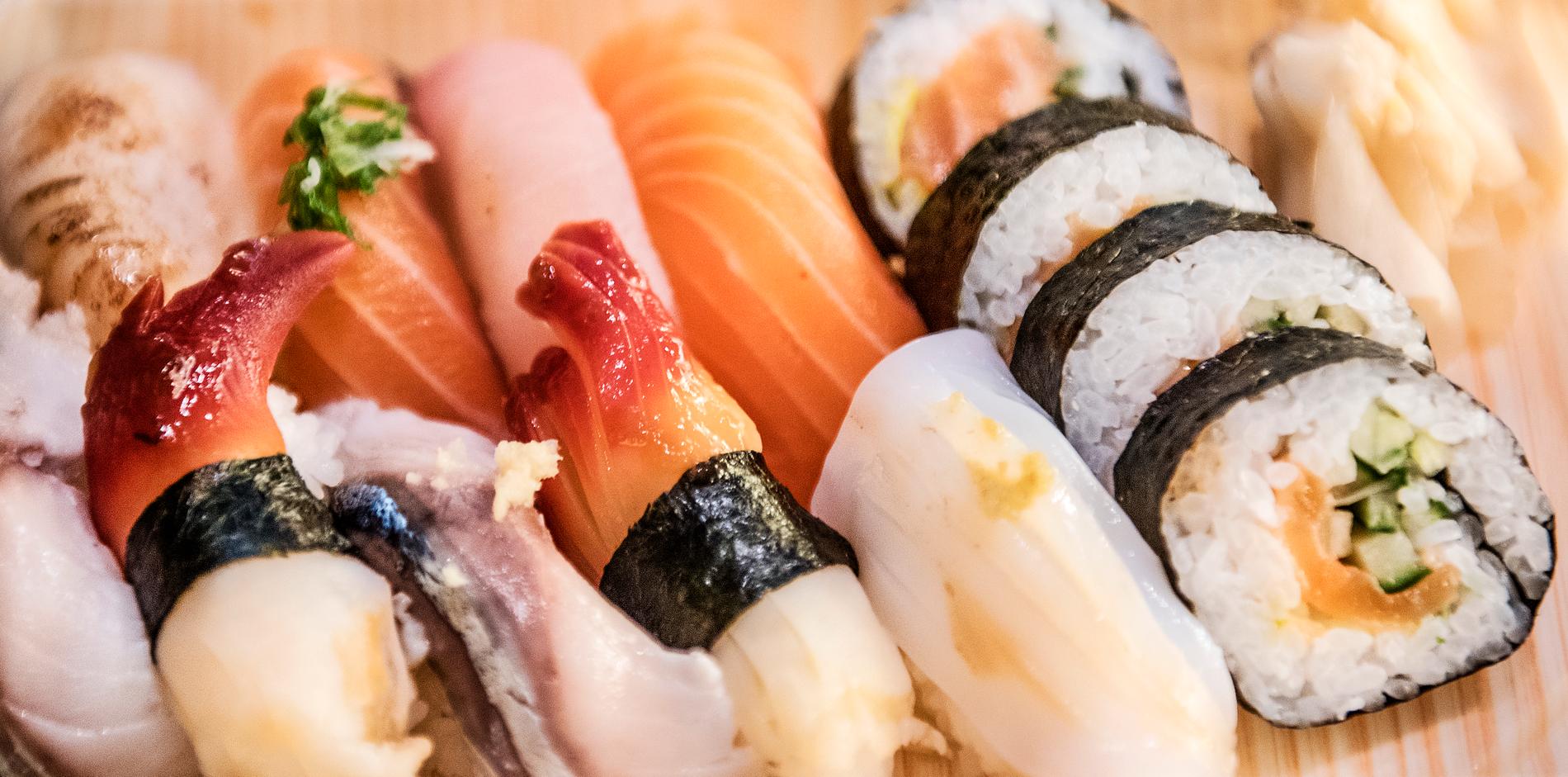 I Finland får gravida inte äta rå fisk som sushi.