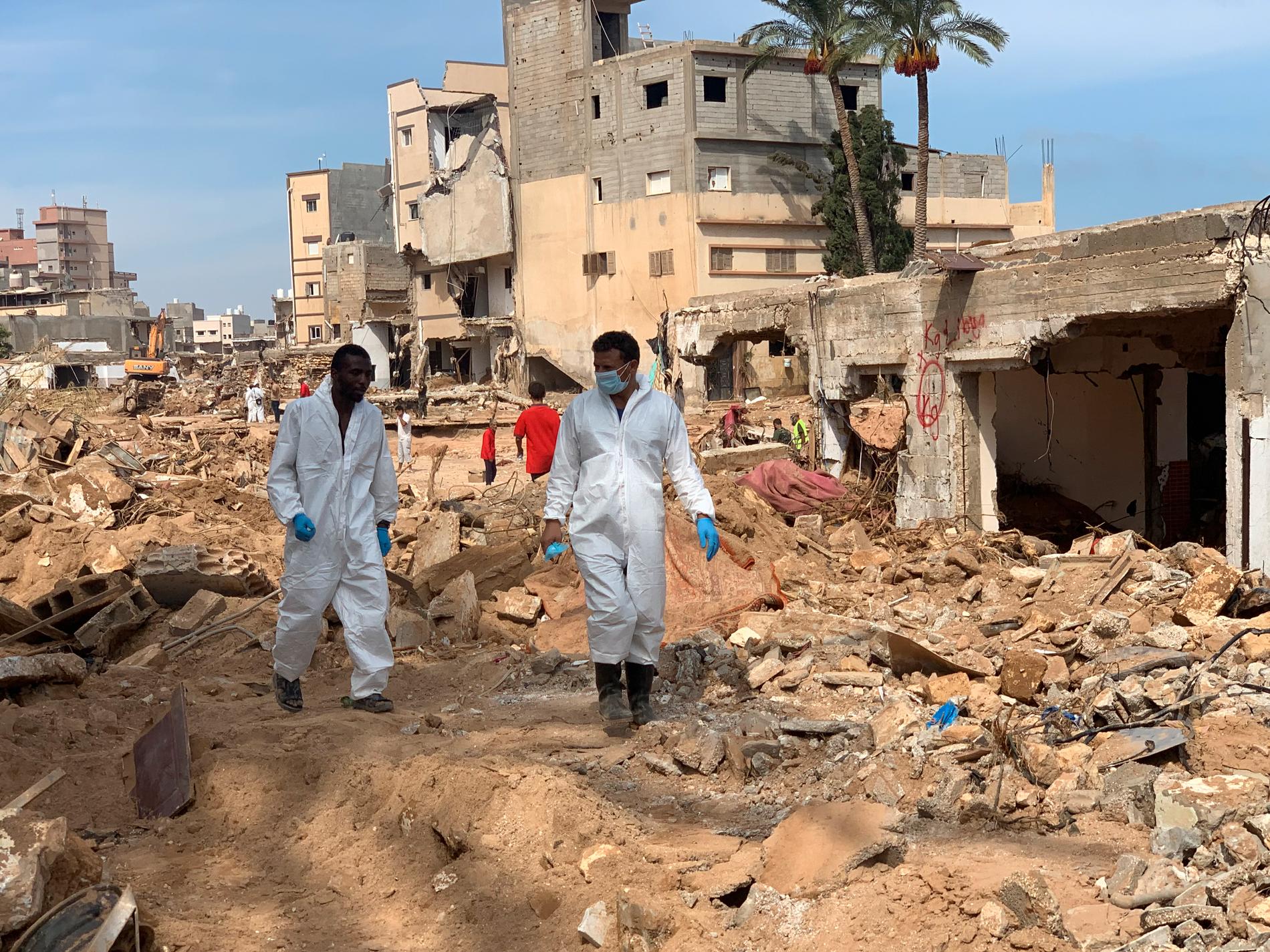 Svenskt std till Libyen efter versvmningar