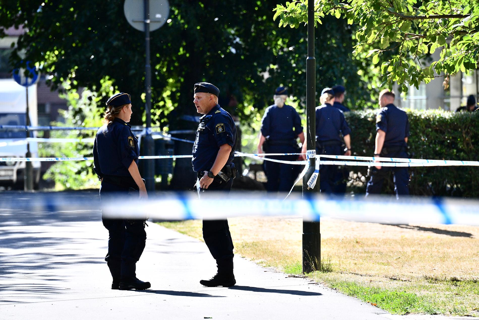 Sammanlagt tre män sitter nu anhållna misstänkta för mordet i Malmö i tisdags. Arkivbild.