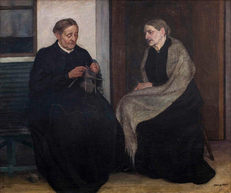 Ester Almqvist, Systrar, 1907, olja, Malmö Konstmuseum