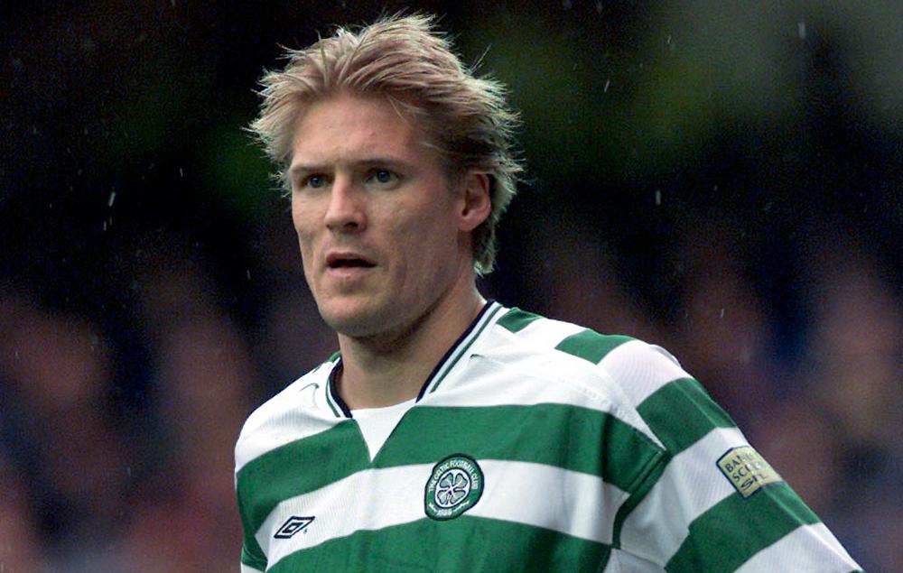 Johan Mjällby som spelare i Celtic.