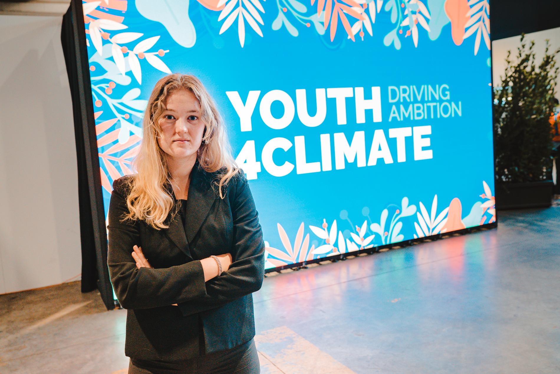 Fredrika Andersson, 25, från Landsrådet för Sveriges Ungdomsorganisationer.