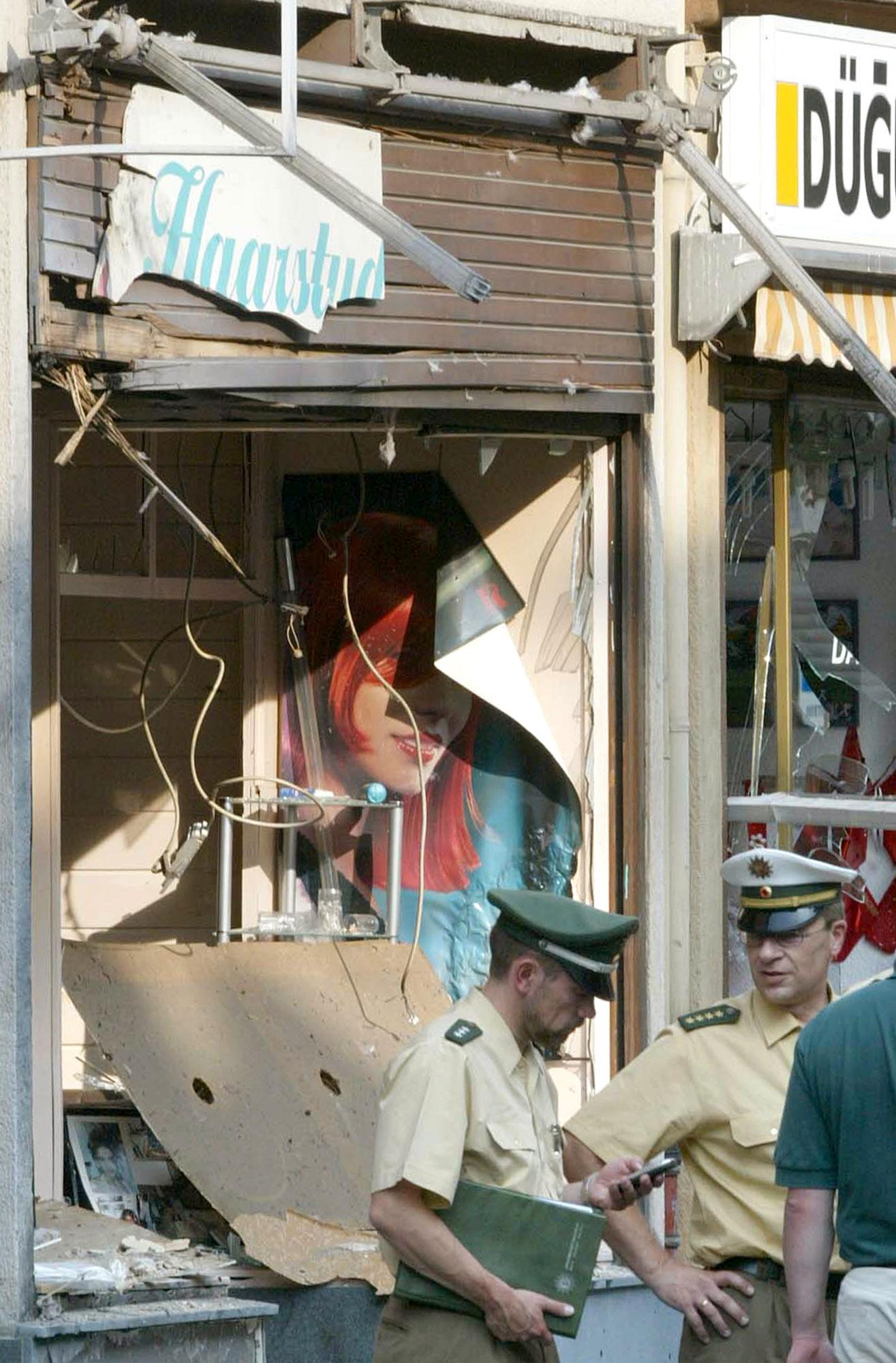 Ett av NSU:s attentat genomfördes mot en frisörsalong i Cologne, Tyskland