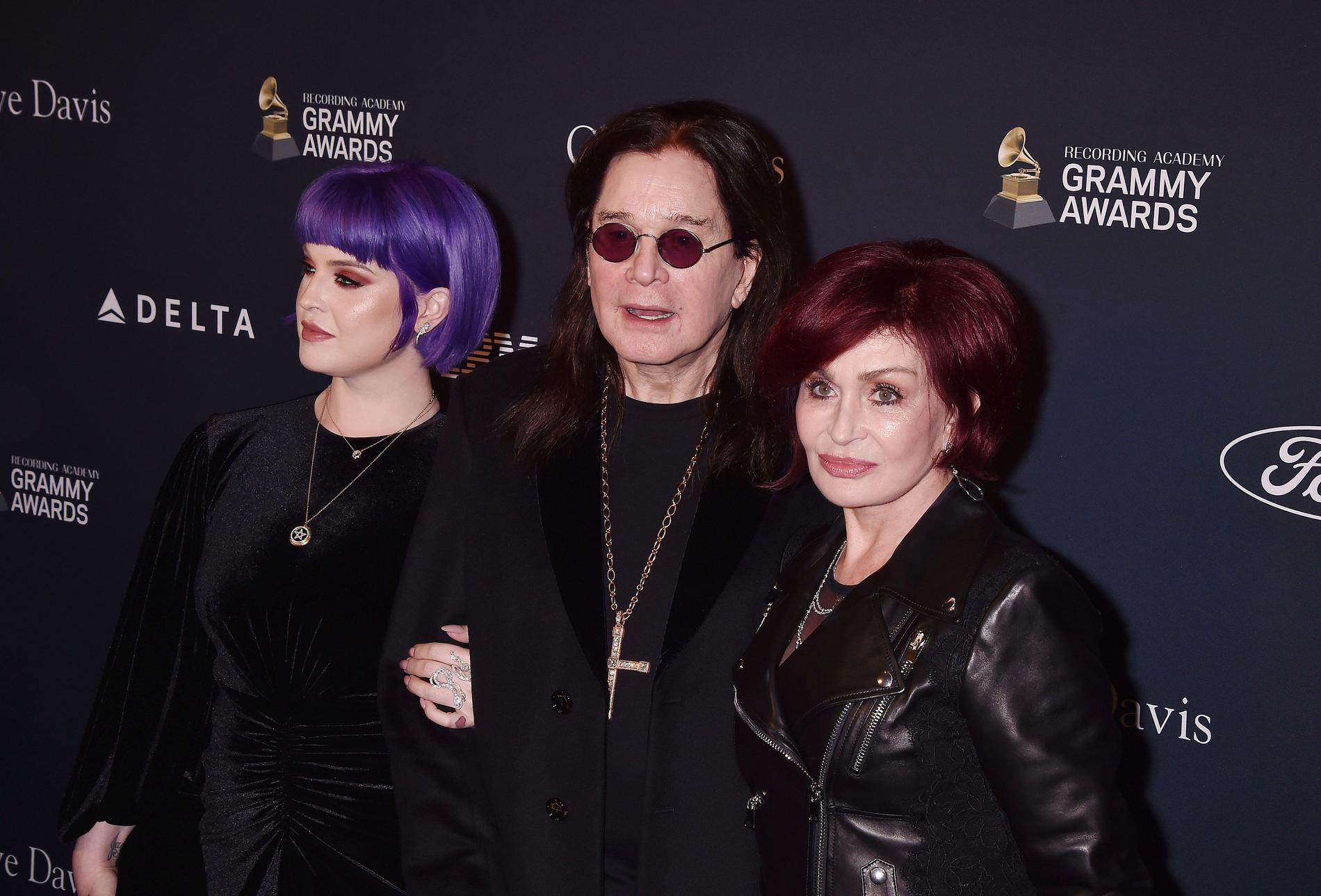 Kelly Osbourne, Ozzy Osbourne och Sharon Osbourne.