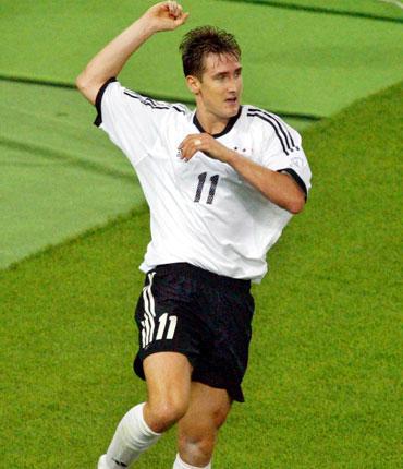 5 juni 2002, gruppspel TYSKLAND–KAMERUN 2–0. 2–0 (79) Miroslav Klose