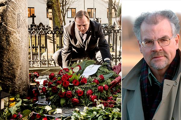 Intellektuellt undermåligt när statsministern pekar ut en avliden, frikänd person för mord, skriver debattören Lars Borgnäs på 31-årsdagen av Olof Palmes död.