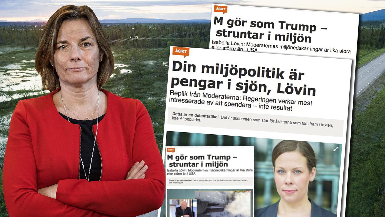 Moderaterna går till val på en historisk nedmontering av Sveriges miljöpolitik, skriver Isabella Lövin.