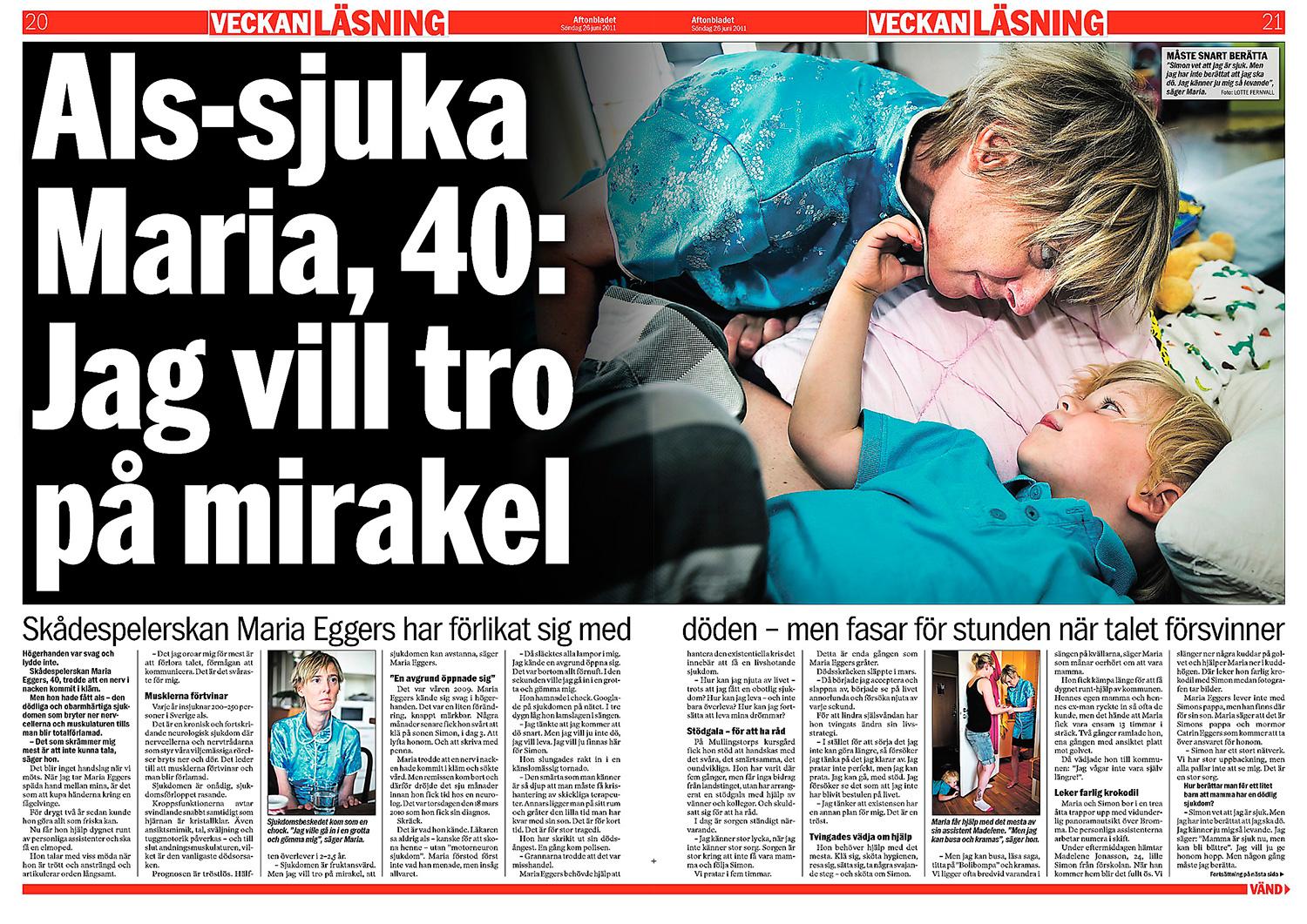 Aftonbladet den 26 juni 2011.