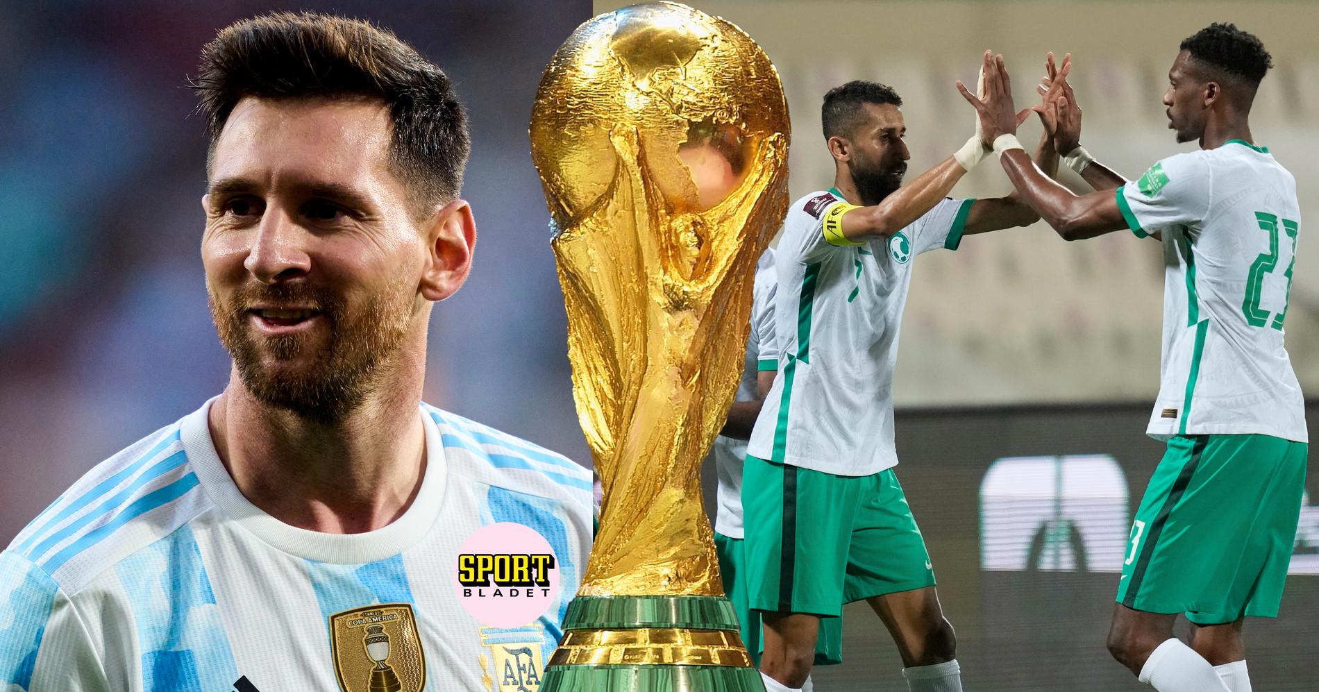 Messi och Argentina möter Saudiarabien i fotbolls-VM.