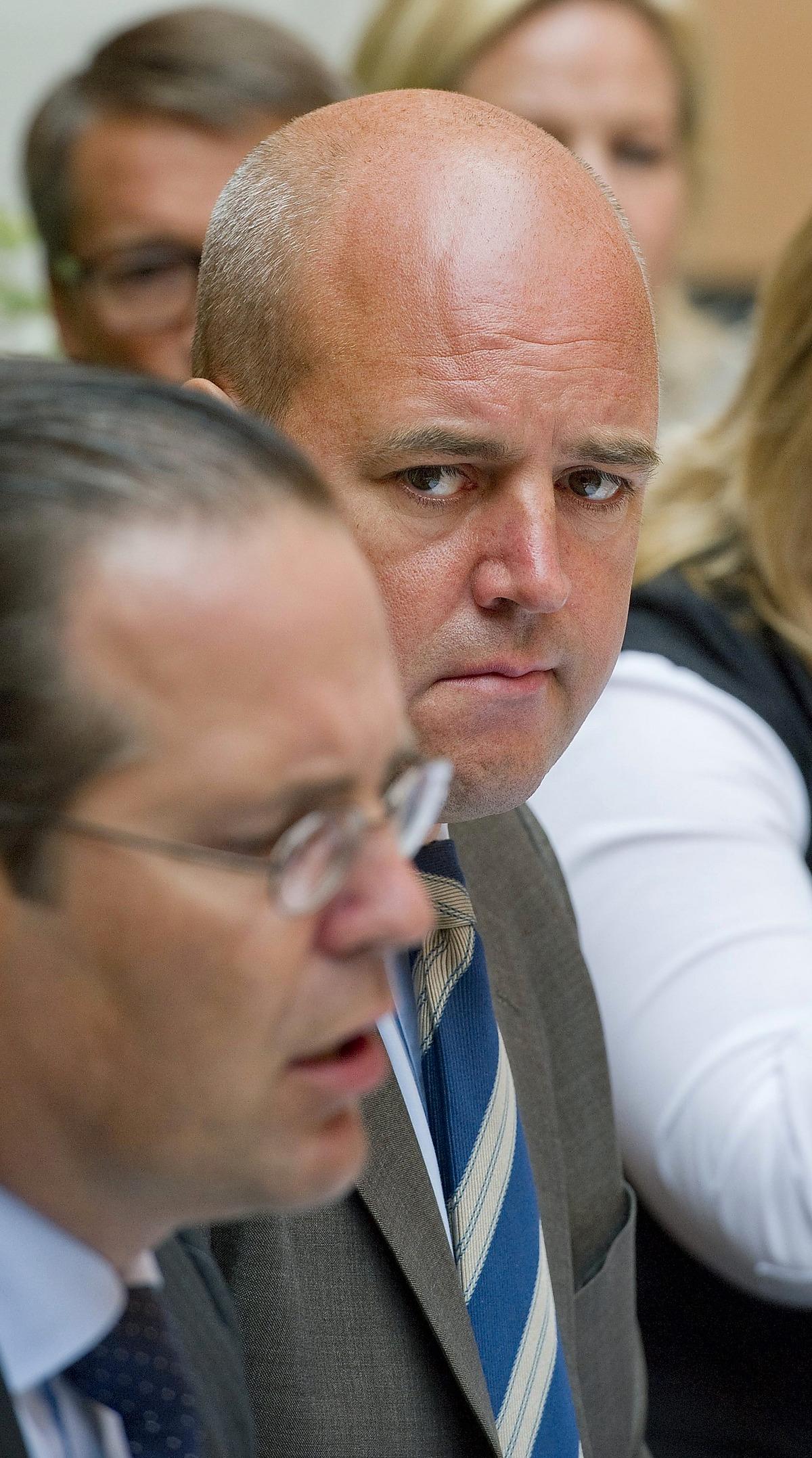 OSÄKERT Varken Anders Borg eller Fredrik Reinfeldt vill spekulera om det femte jobbskatteavdraget.