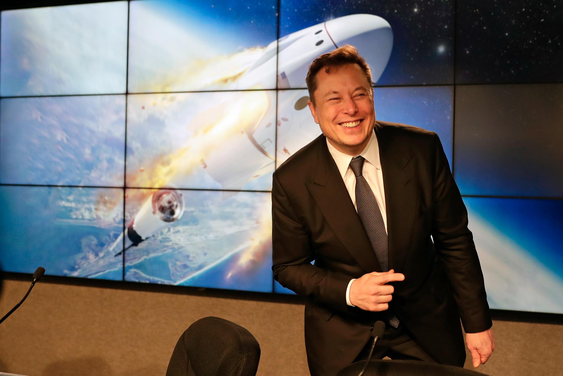 Elon Musk är något av en tungviktare inom den privata rymdbranschen. Arkivbild.