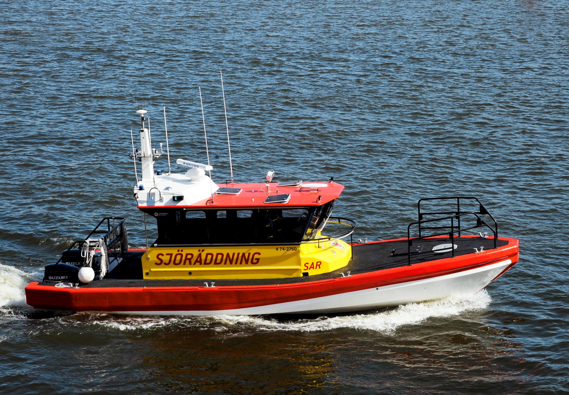 Flera enheter från Sjöräddningssällskapet skickades till båtolyckan utanför Hunnebostrand. Arkivbild