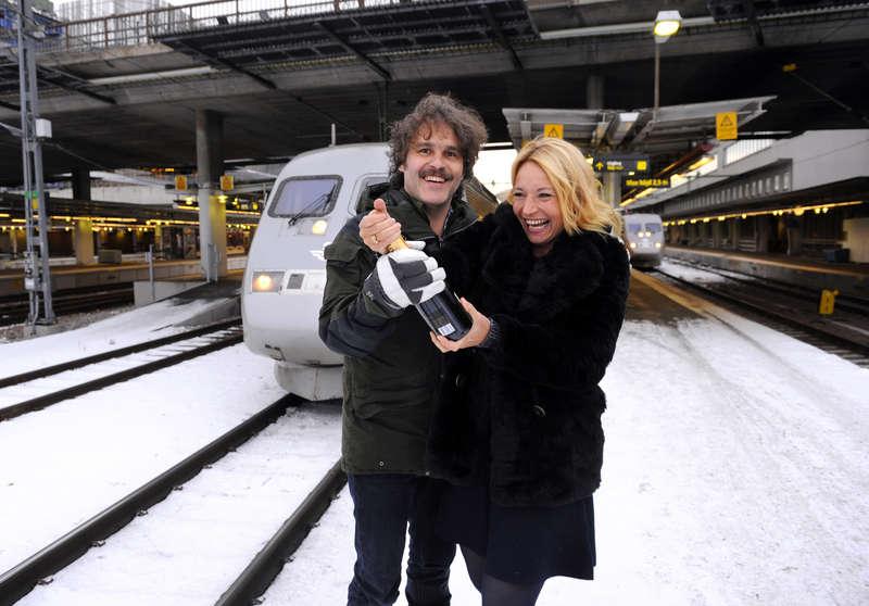 Erik och Martina Haag vann ”På spåret” tillsammans 2012. Året efter skilde de sig.