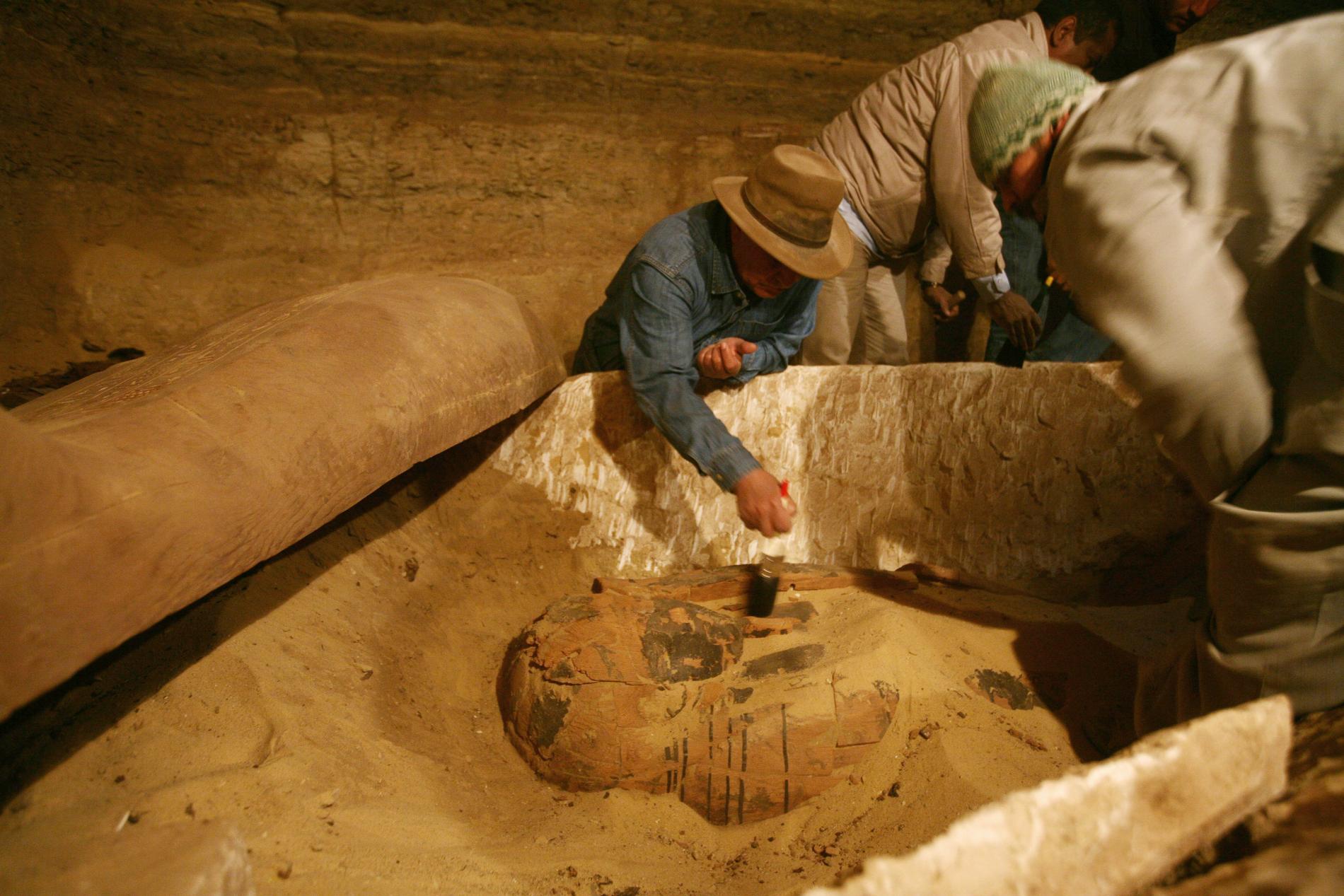 Egyptisk mumie – eller mumifierad person?
