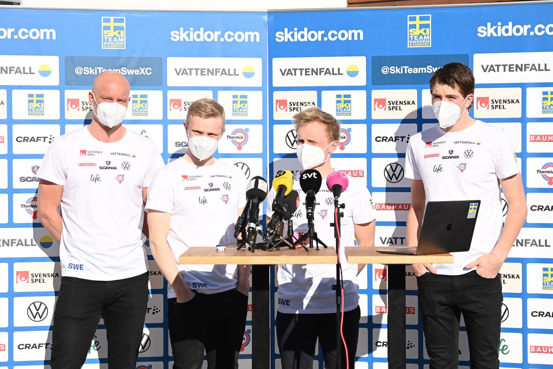 Svenska laget på 15 kilometer.