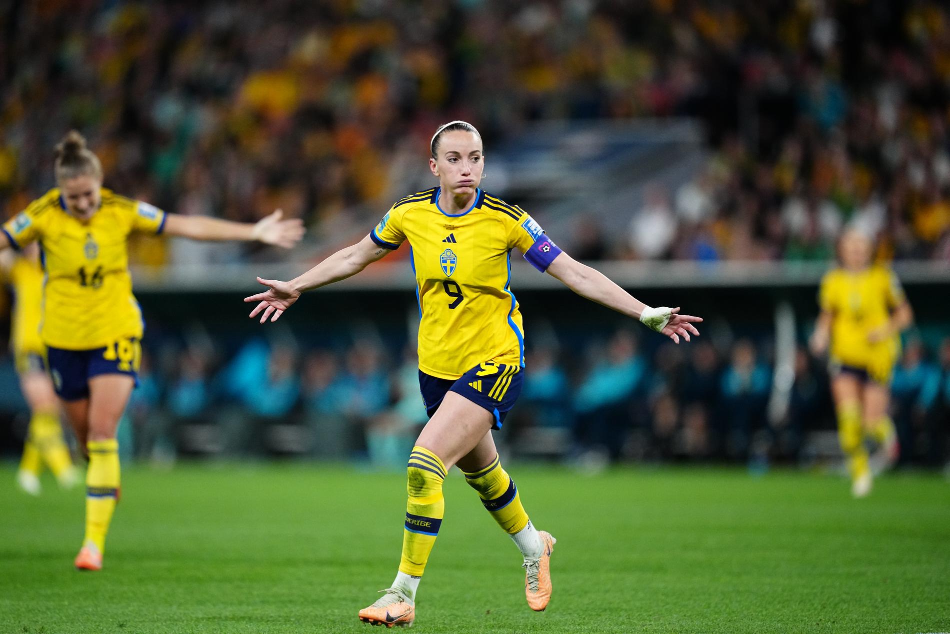 Kosovare Asllani var glödhet när Sverige vann VM-brons mot Australien.