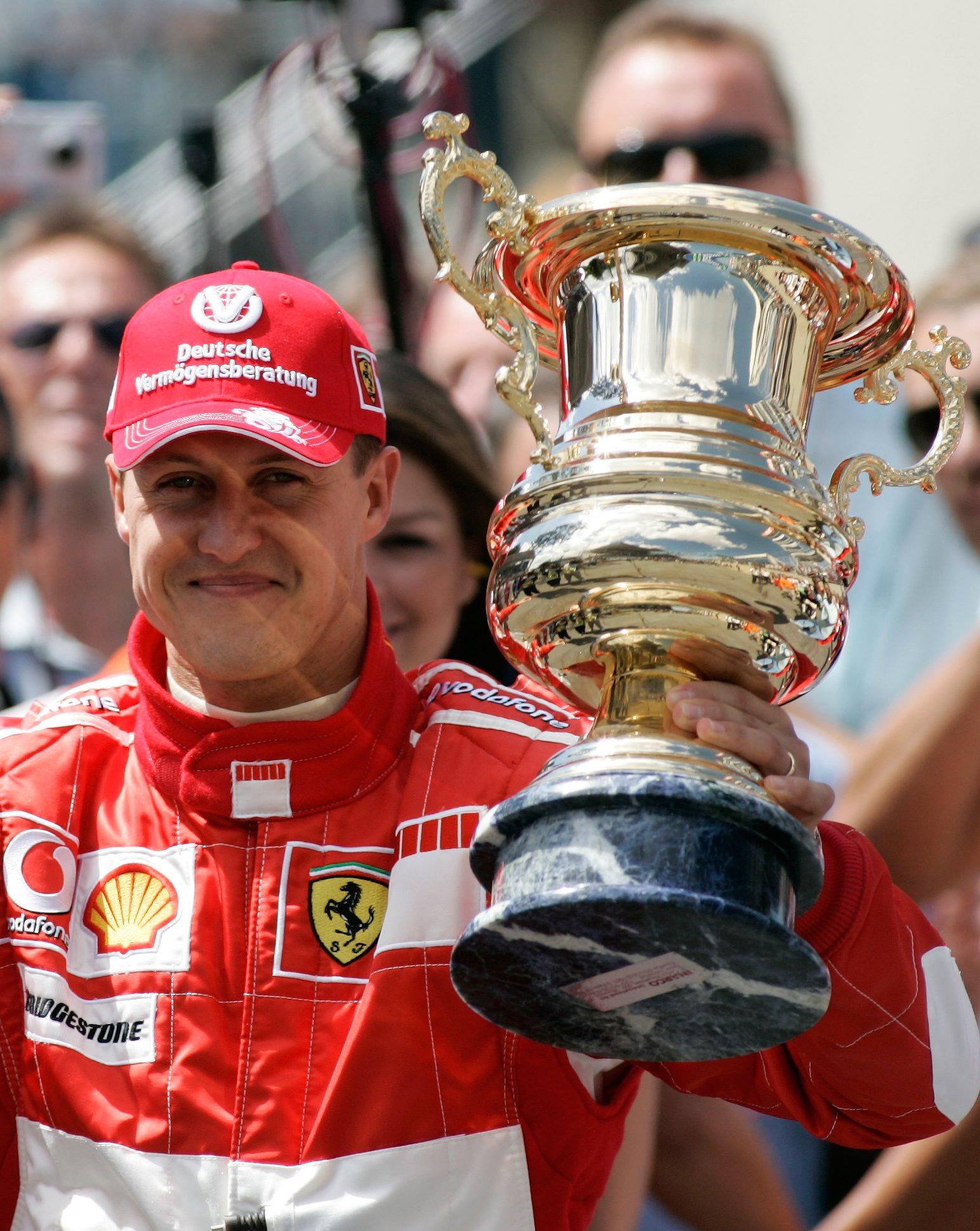 Schumacher efter Brasiliens Grand Prix, 2006.