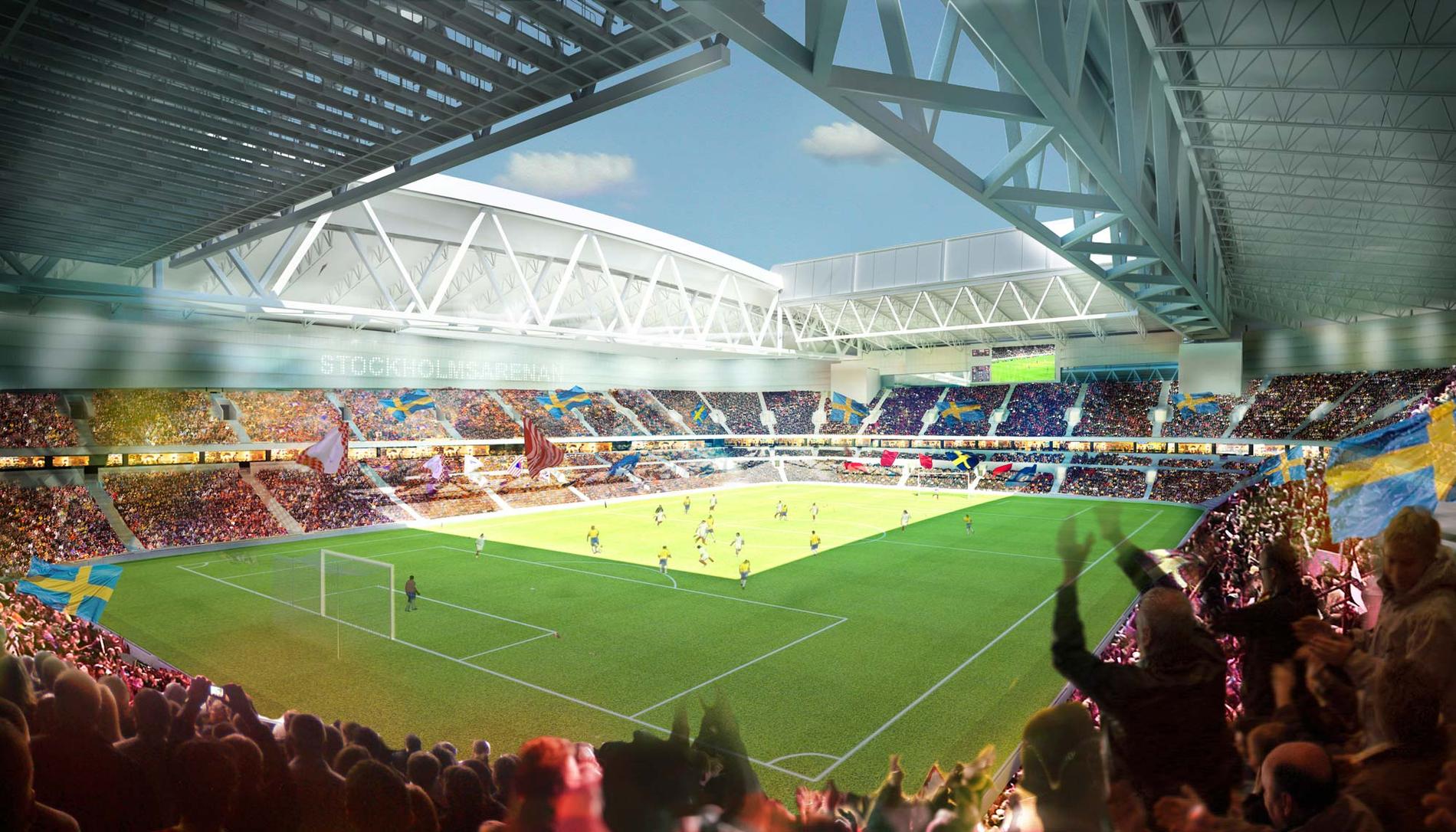 Hammarbys fotbollslag kommer spela sina hemmamatcher på Stockholmsarenan