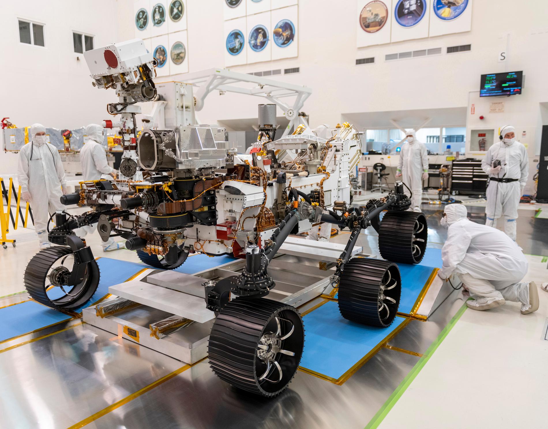 Rovern Perseverance som ska skickas upp med det amerikanska Mars 2020-projektet är den största och mest avancerade farkosten någonsin som skickats för att köra runt på planeten.