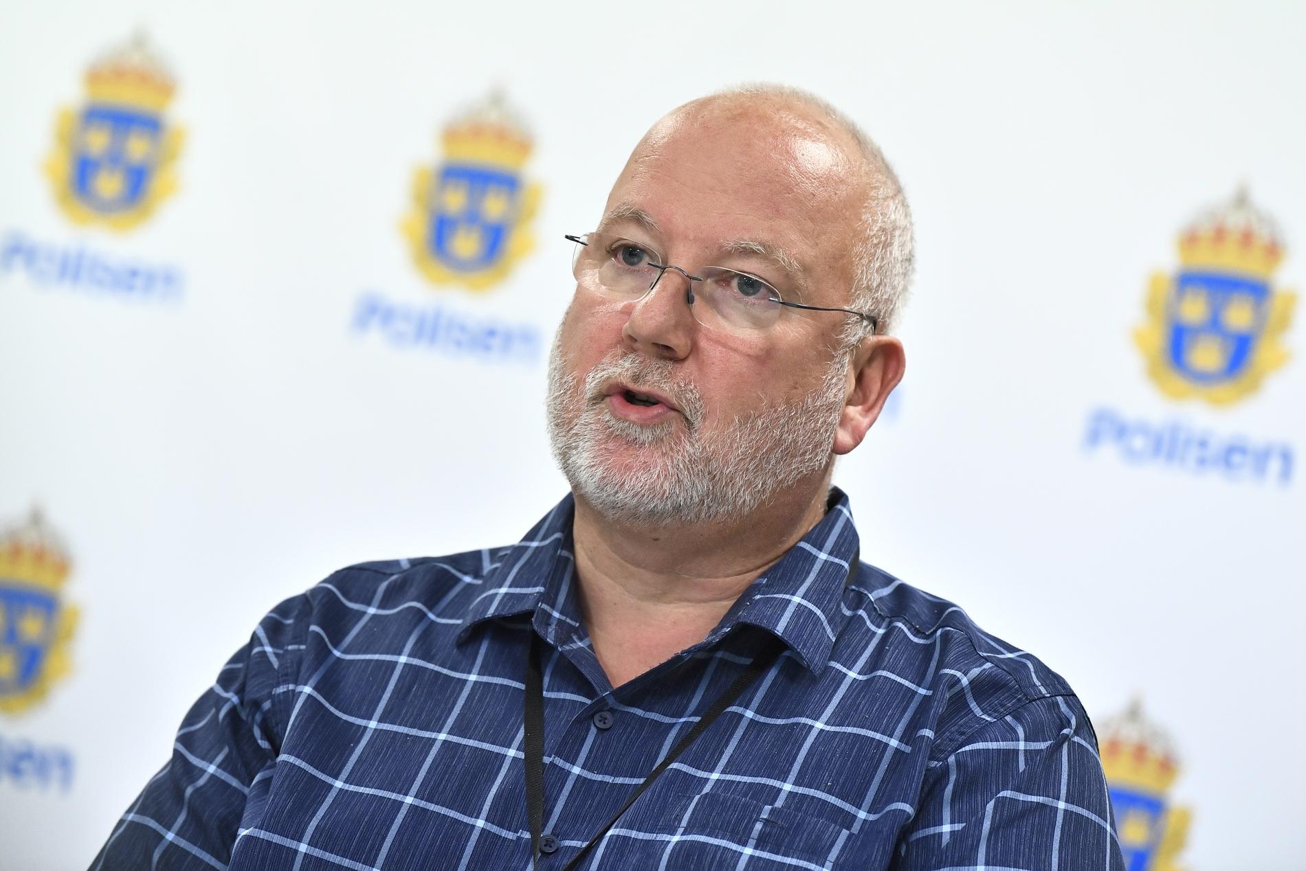 Kriminalkommissarie Gunnar Appelgren reagerar starkt på kokainavslöjandet.