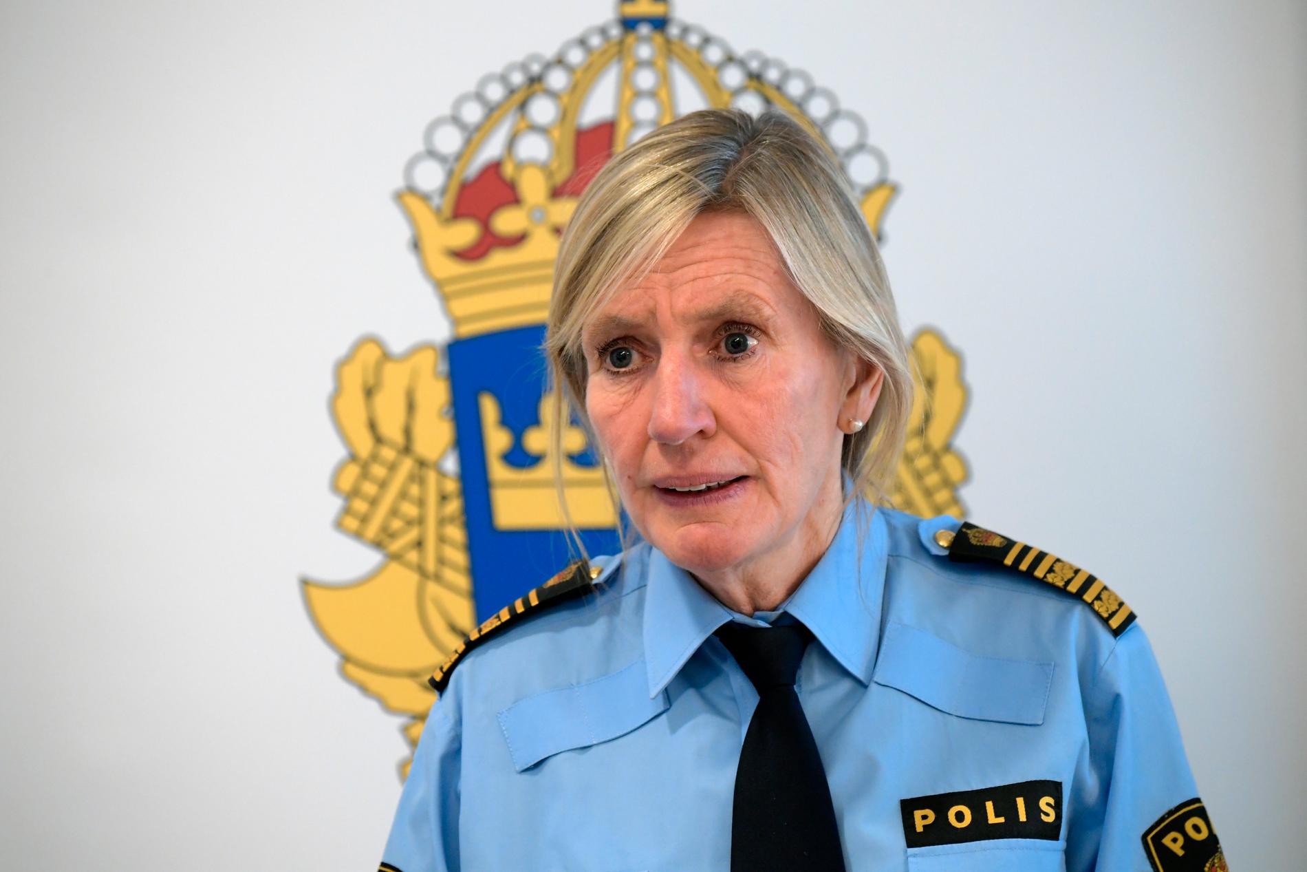 Regionpolischef Carin Götblad