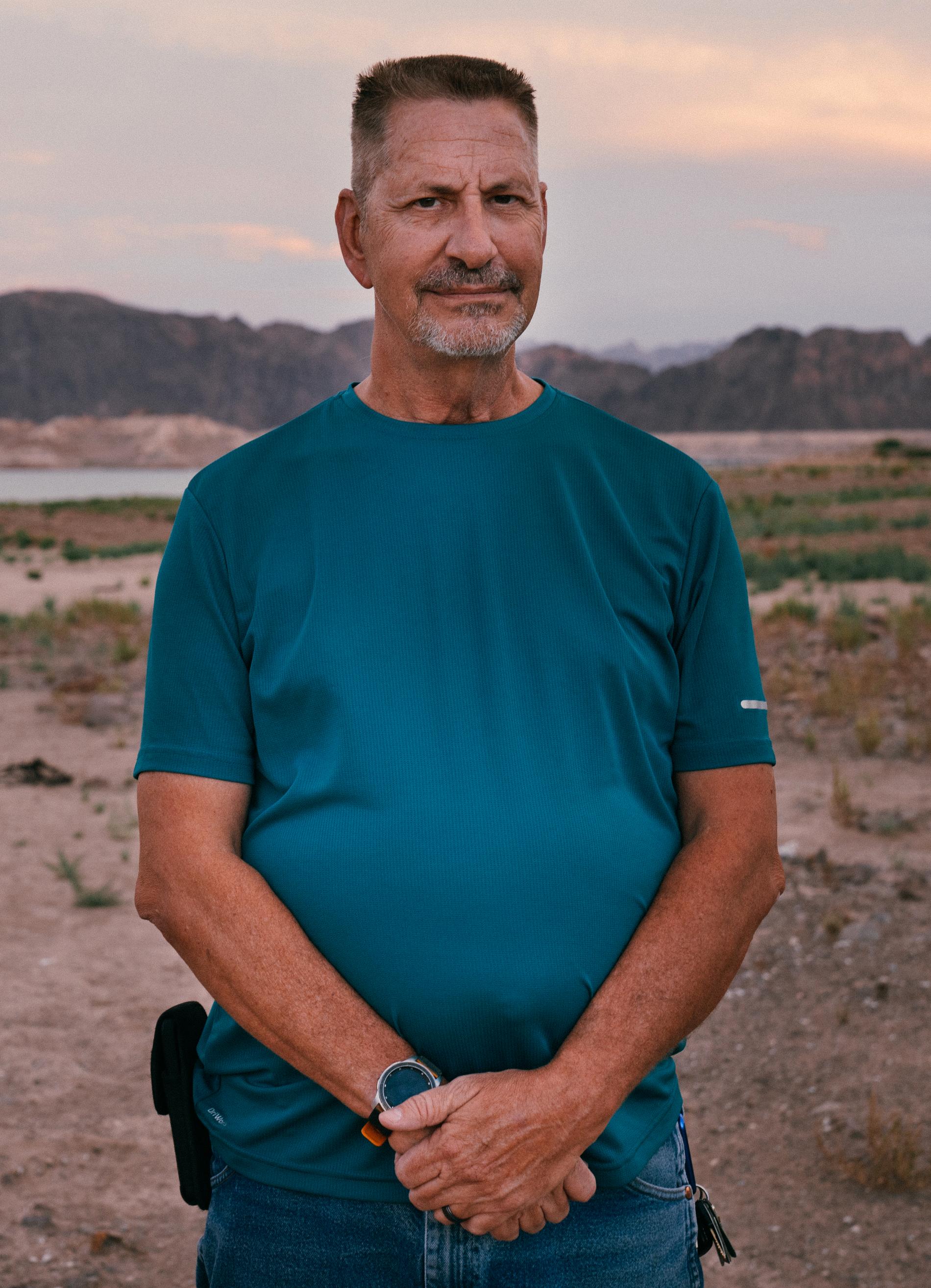 Mark Realy har bott vid Lake Mead sedan 2006.