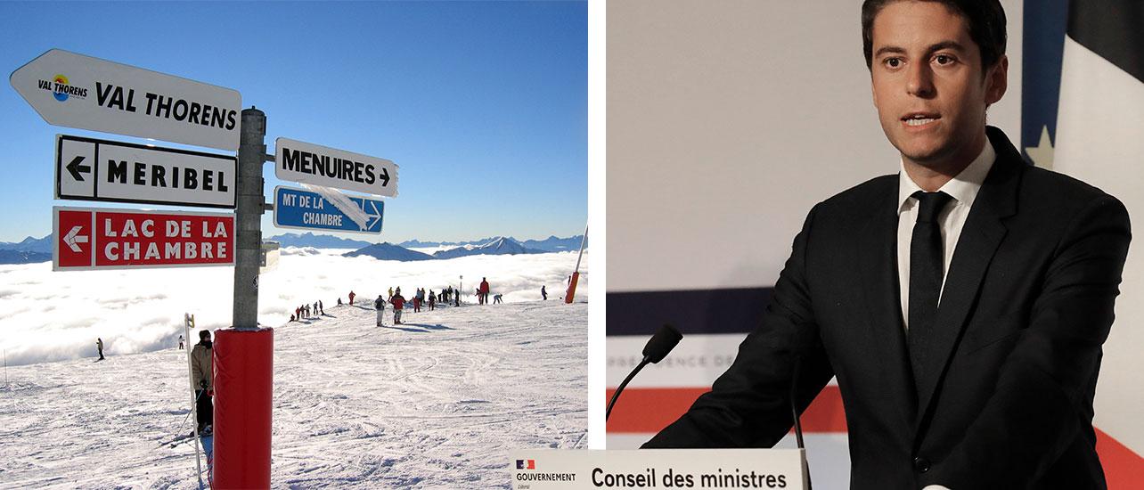 Skidorten Val Thorens i Frankrike är en svenskfavorit. Nu är säsongen hotad av den ökade smittspridningen i landet. Franska regeringens talesperson Gabriel Attal varnar: ”Femte vågen slår till med ljusets hastighet”