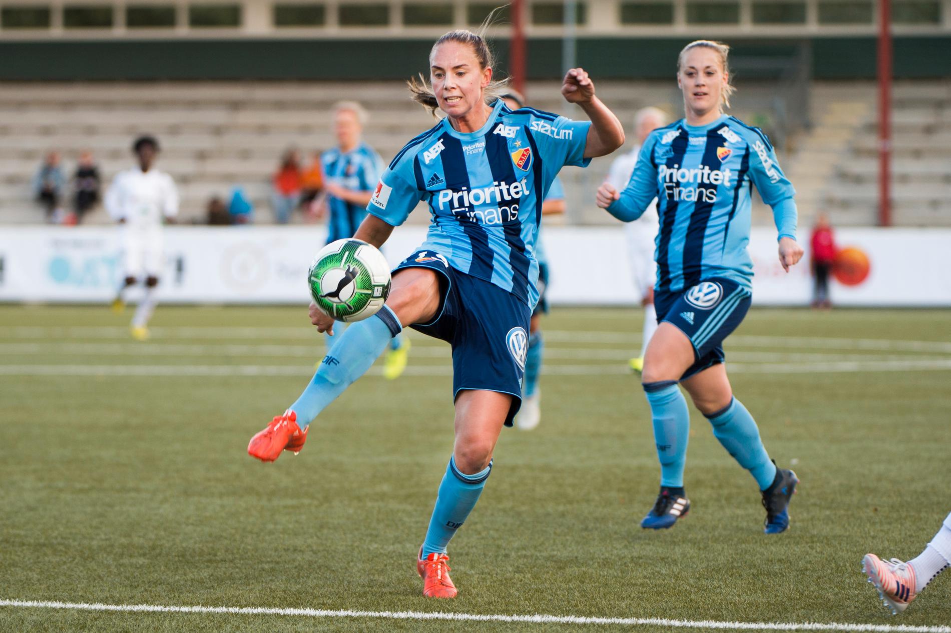 Petronella Ekroth i en match med Djurgården förra säsongen. Arkivbild.