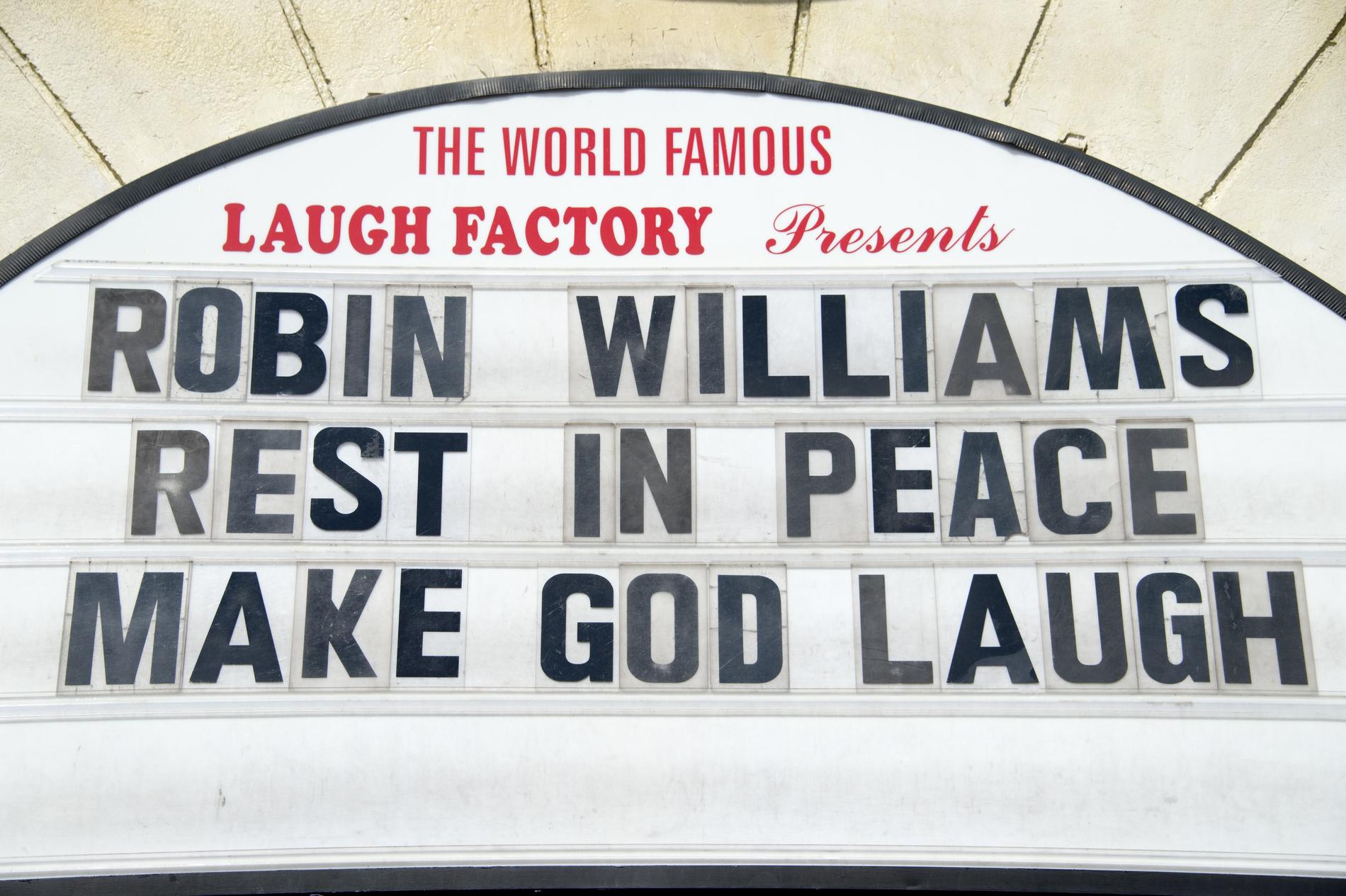 Stand up-världens hyllningar Robin Williams hyllas på flera stand up-klubbar