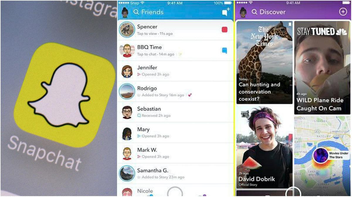 Folk rasar mot Snapchats nya uppdatering. 
