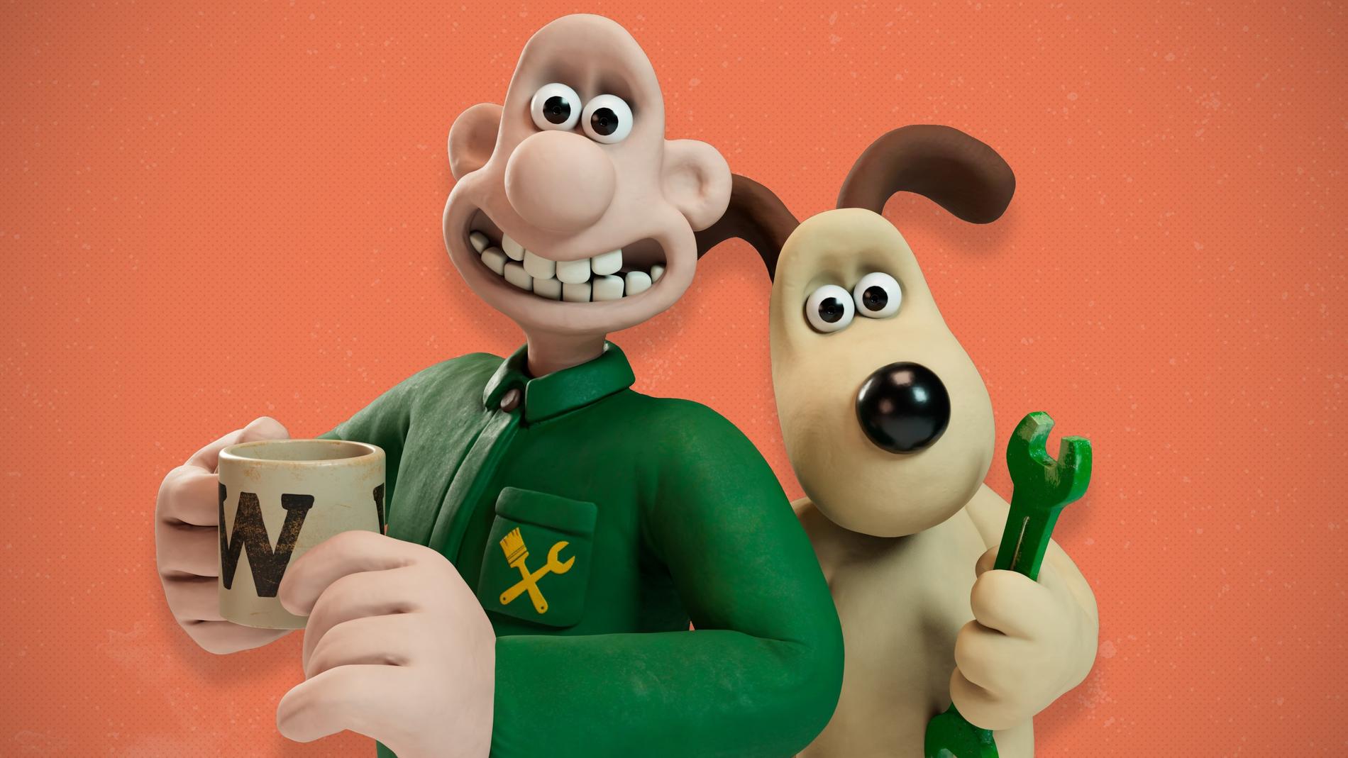 Det ostälskande radarparet Wallace & Gromit är tillbaka. Pressbild.