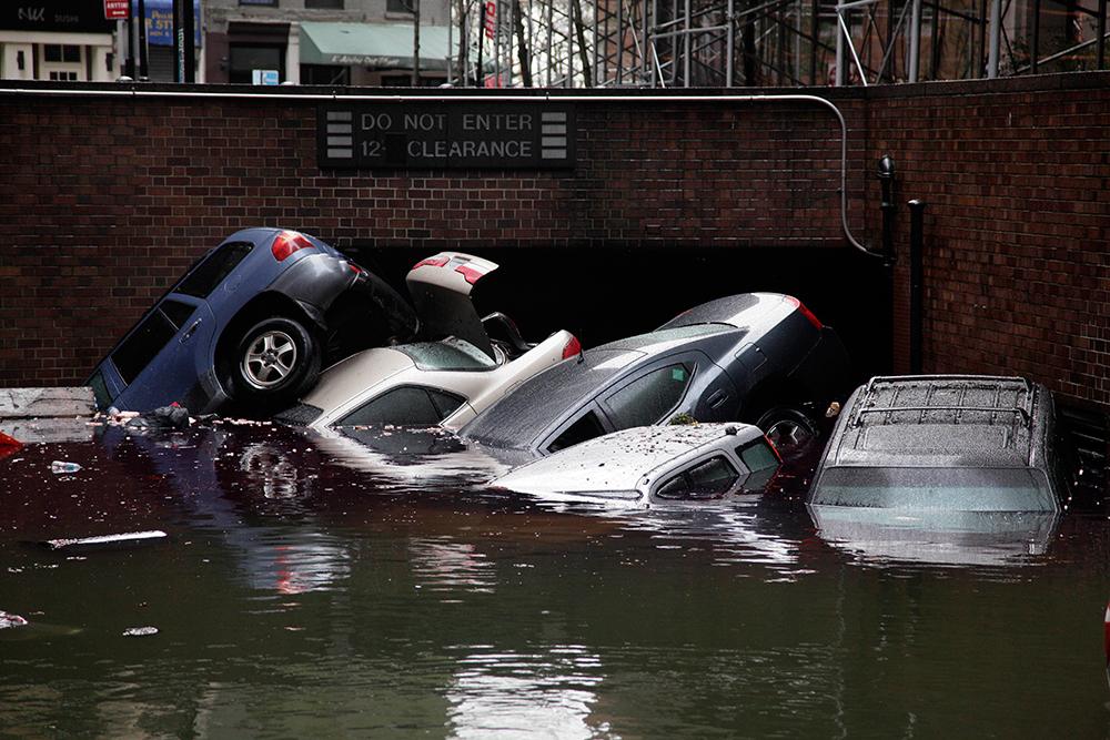 I samband med orkanen Sandy totalförstördes närmare 250 000 personbilar.