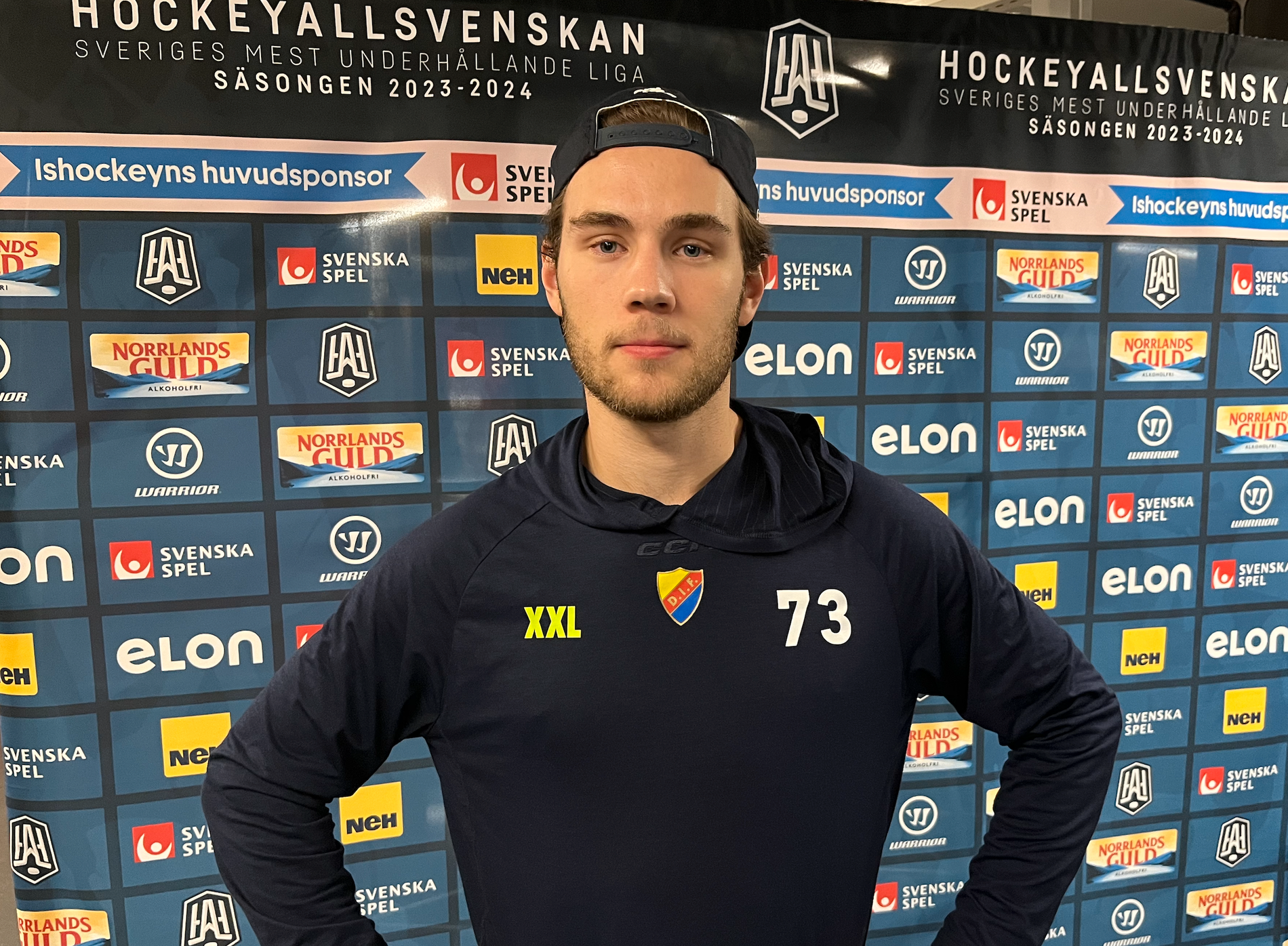 Djurgårdens Anton Gradin efter derbysgern mot AIK
