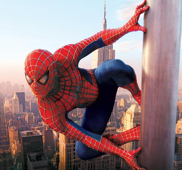 Tobey Maguire som ”Spider-man”.
