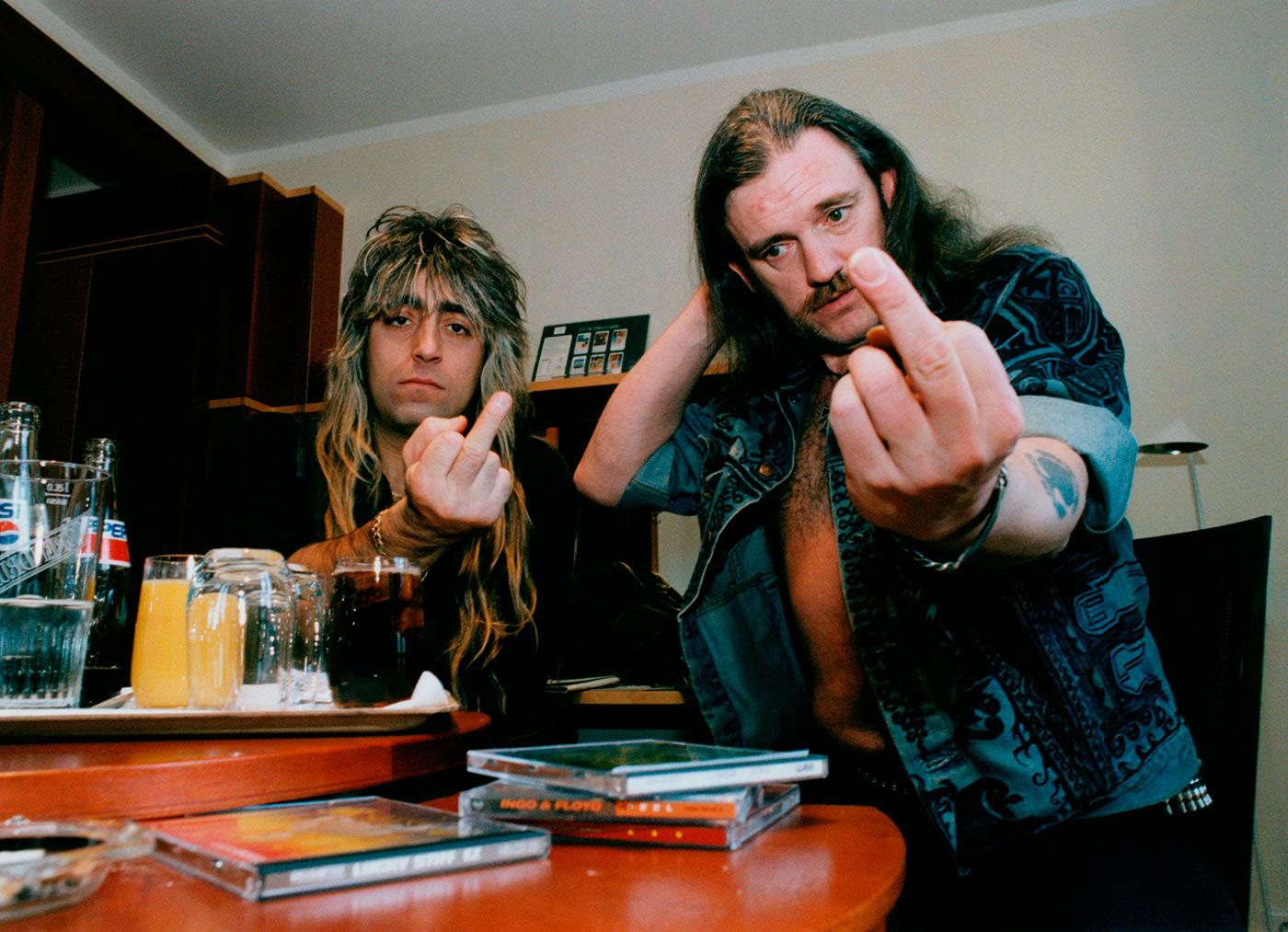Mikkey Dee och Lemmy tycker till om svensk musik, 1995.