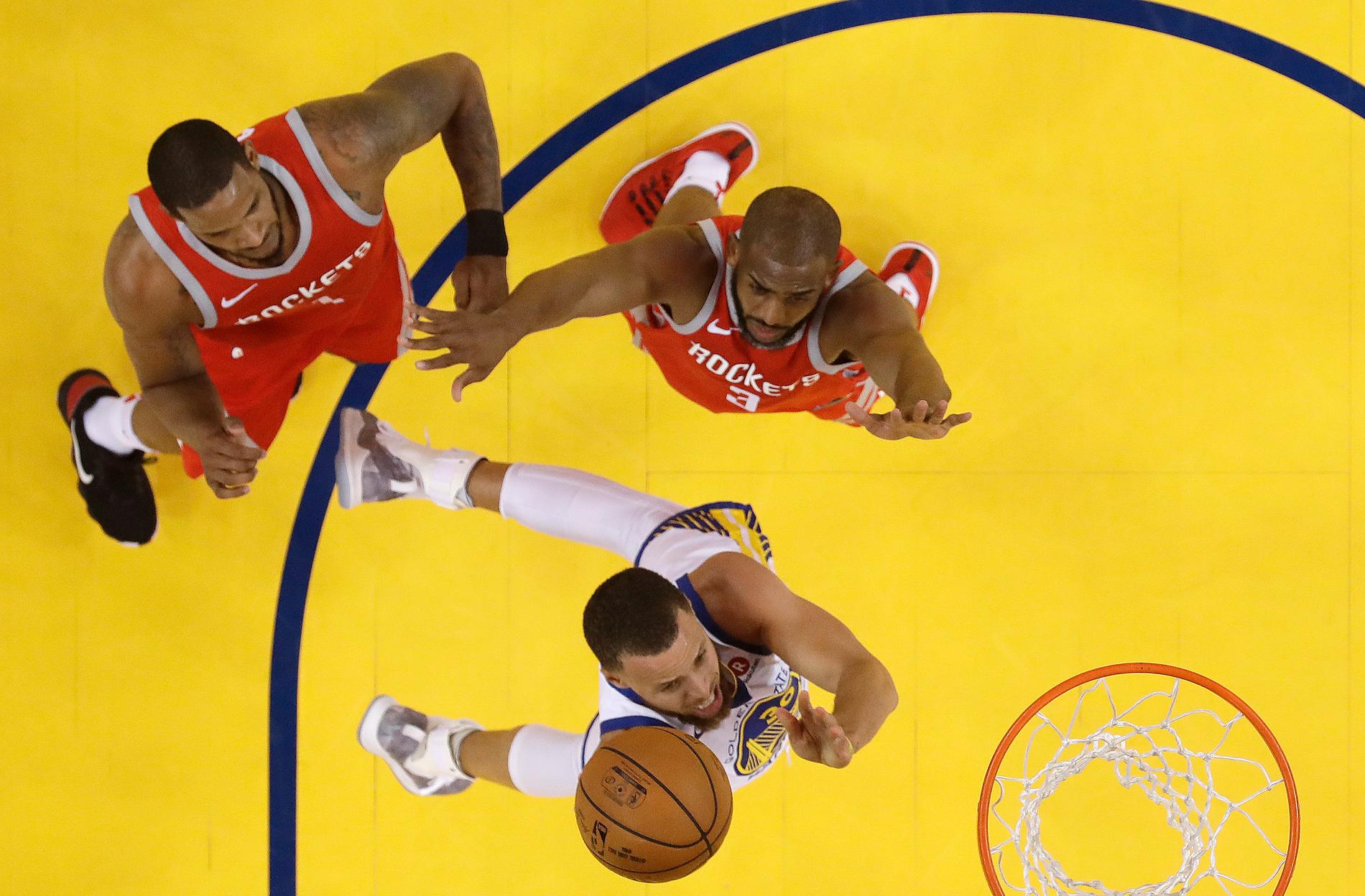 Houston lyckades inte stoppa Golden States Stephen Curry i den tredje NBA-semifinalen.