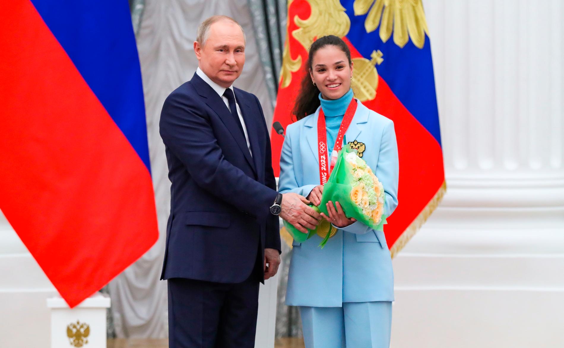 Vladimir Putin och Veronika Stepanova.