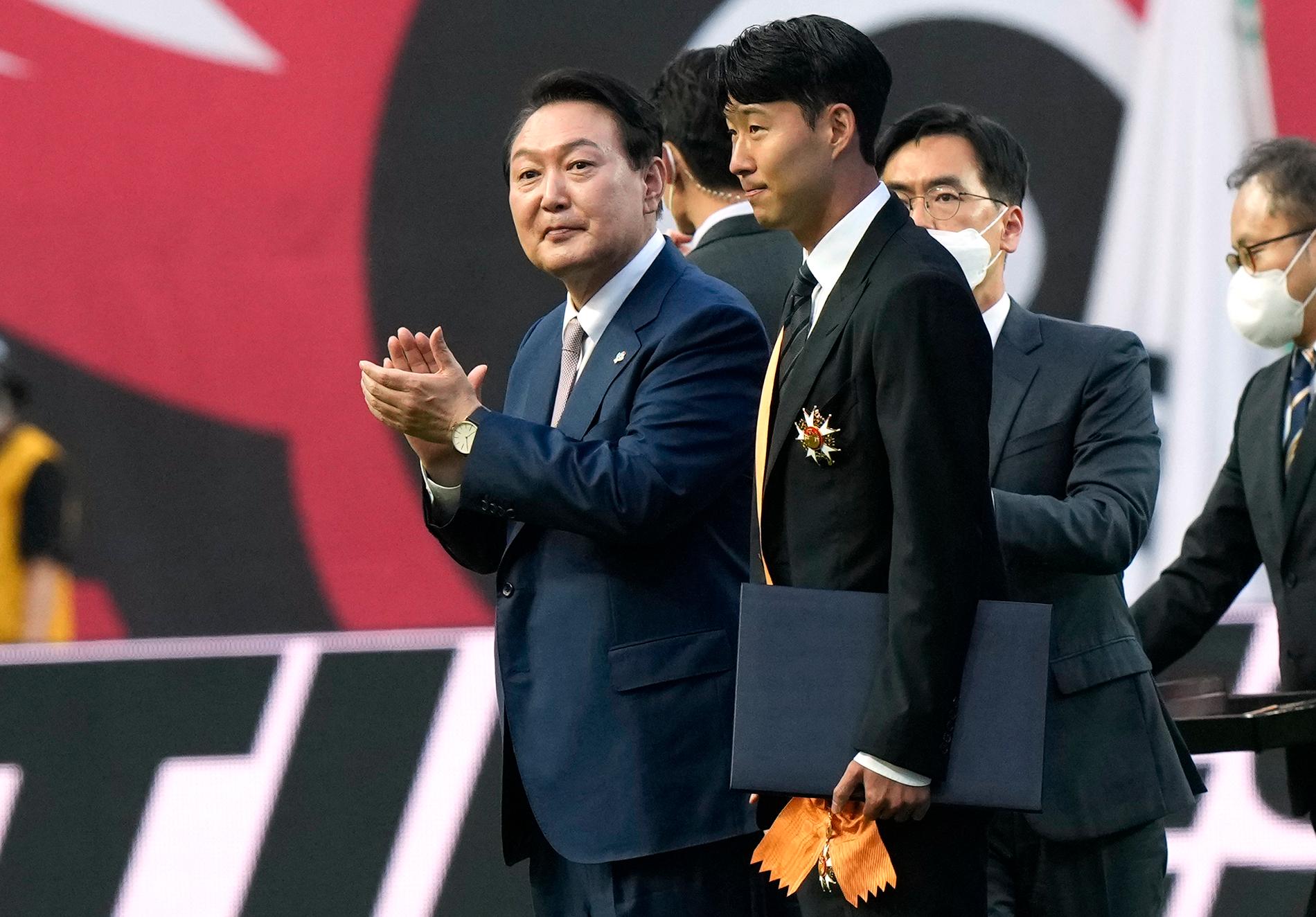 Son Heung-Min fick landets finaste pris för sina insatser i Tottenham.