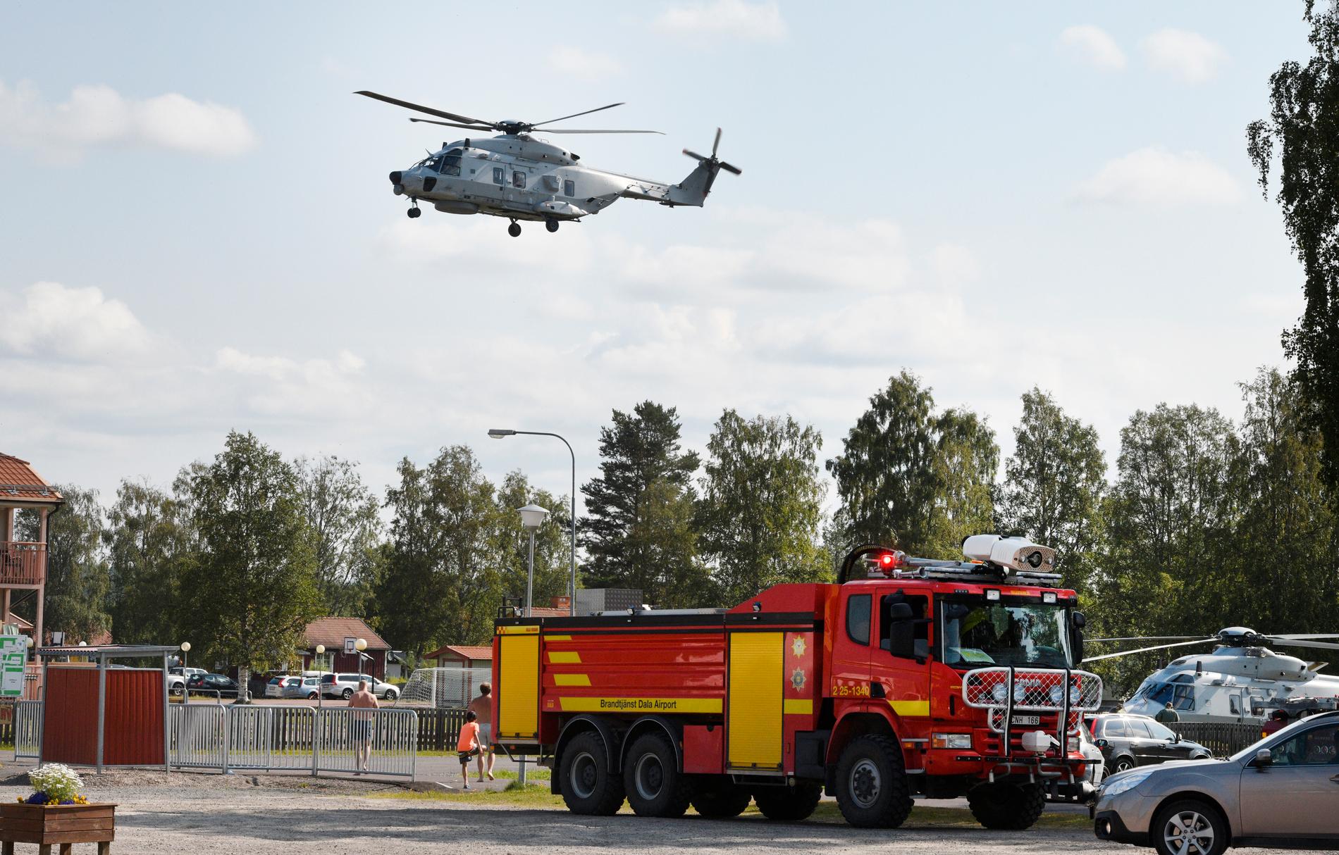 Brandbekämpning förra sommaren i Dalarna. Arkivbild.