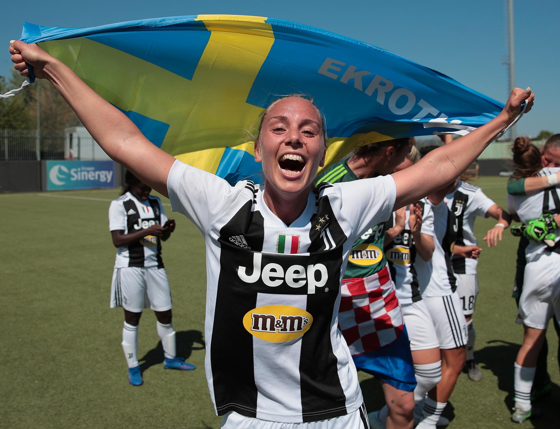 Petronella Ekroth under tiden i Juventus, 2019.