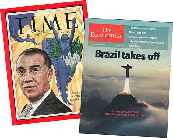 Evidências de uma farsa [evidences of a farce]: Time and The Economist, 2011