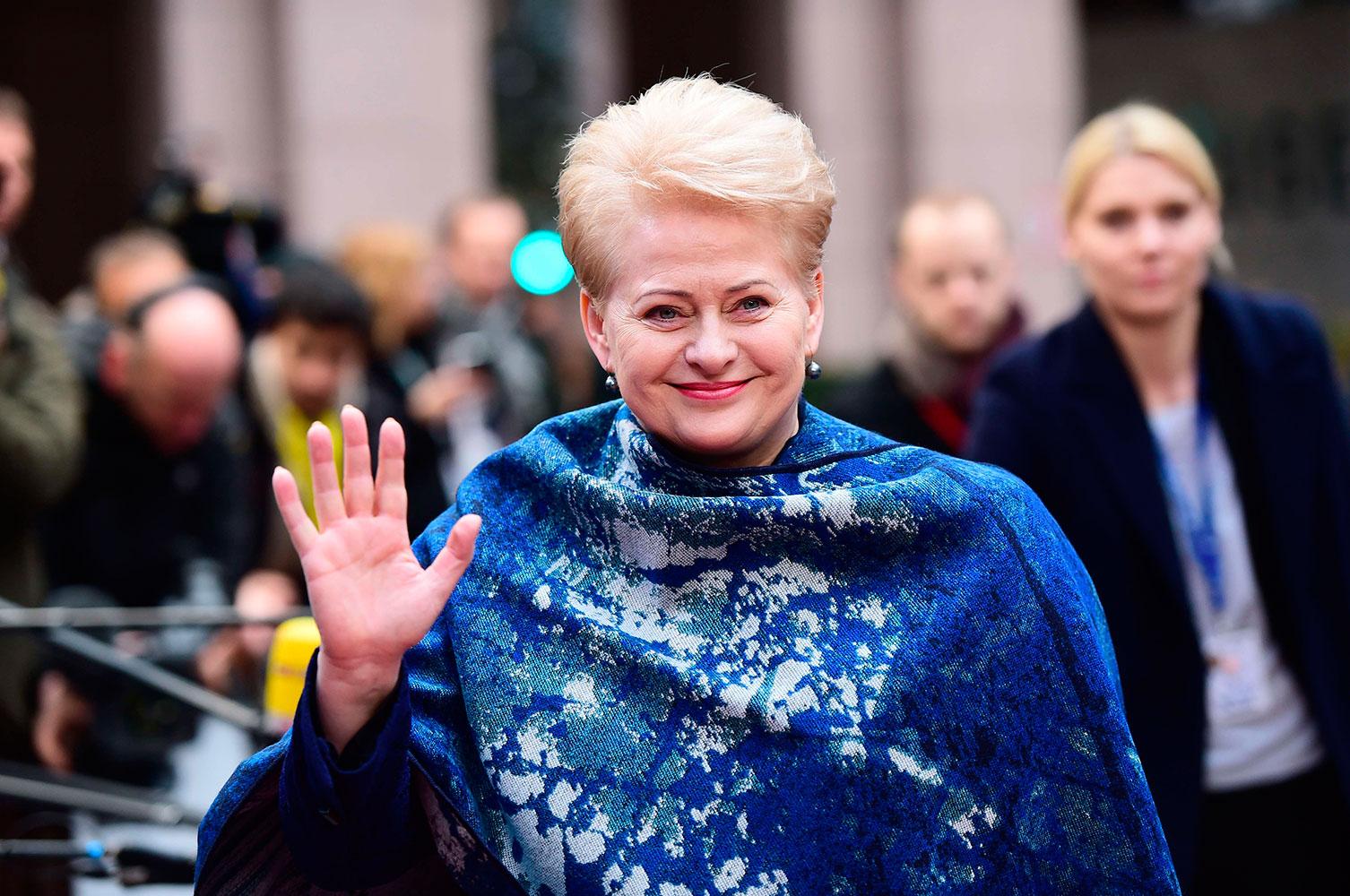 Litauens president Dalia Grybauskaite.