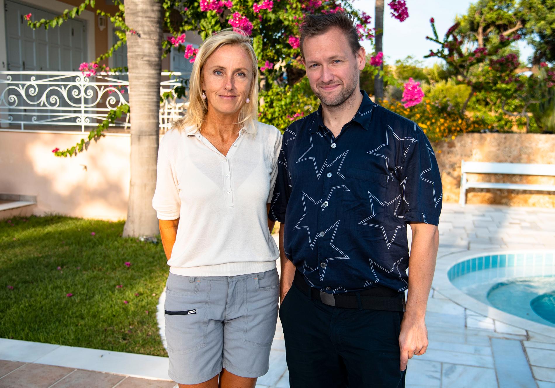 Nöjesbladets fotograf Lotte Fernvall och reporter Torbjörn Ek på plats i grekiska Porto Heli under inspelningen av ”Mästarnas mästare” inför säsongen 2020.