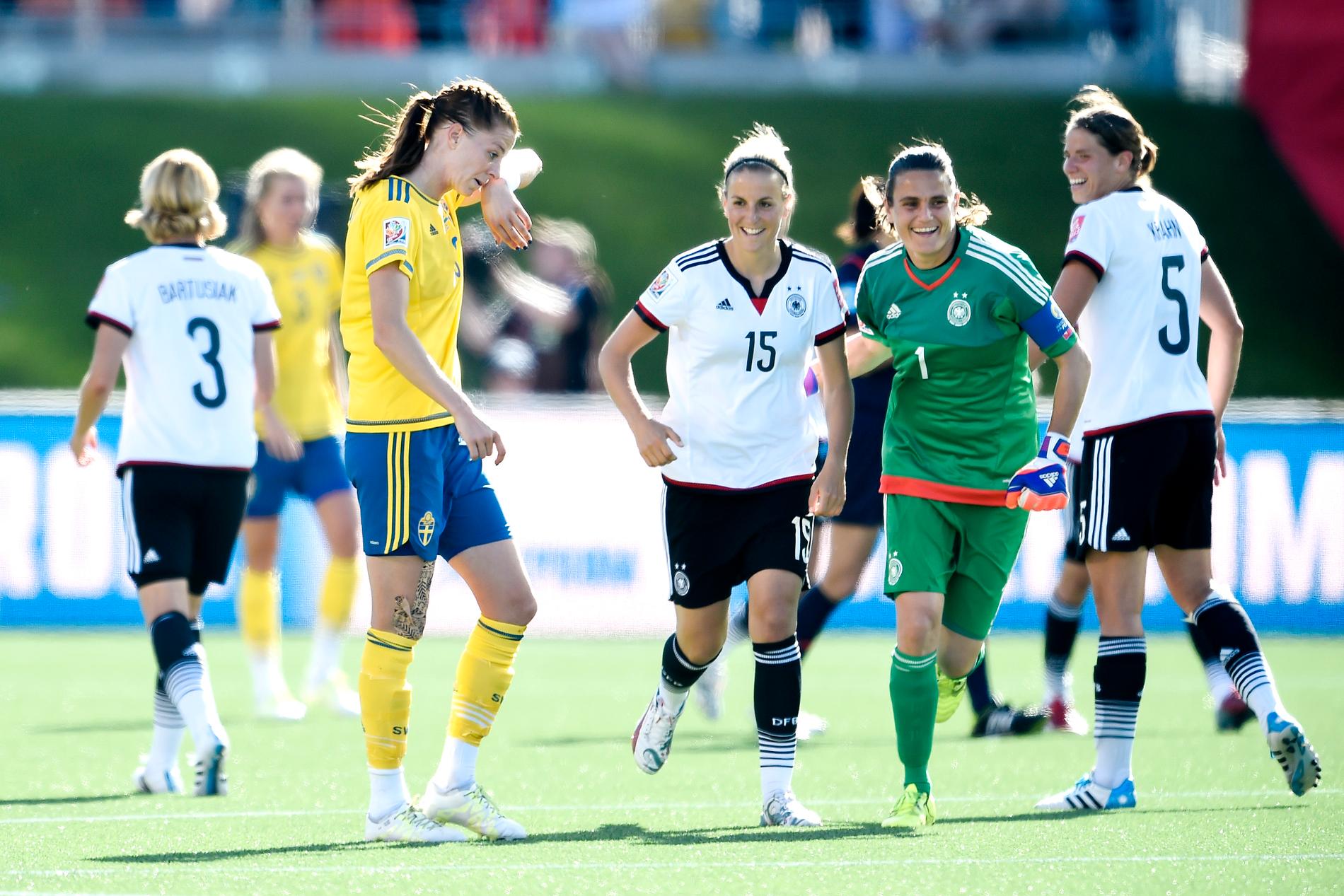 Tyskland slog ut Sverige i VM 2015. 